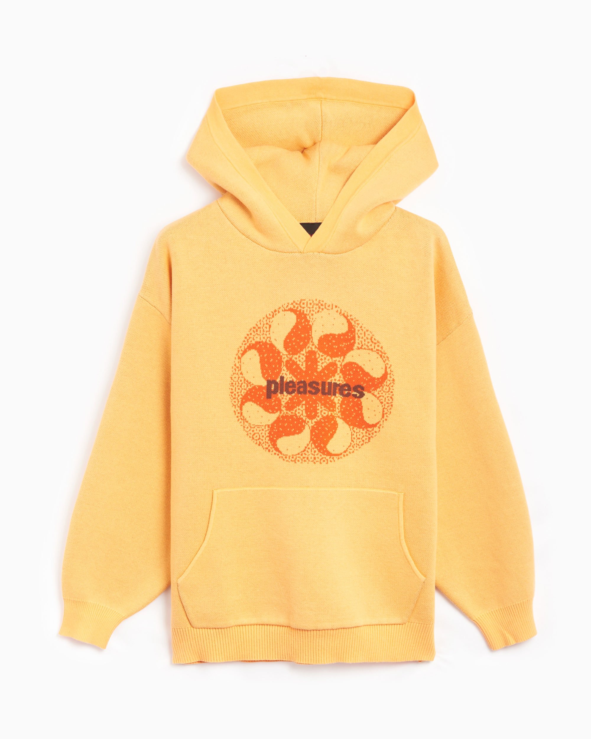 Pleasures best sale yellow hoodie