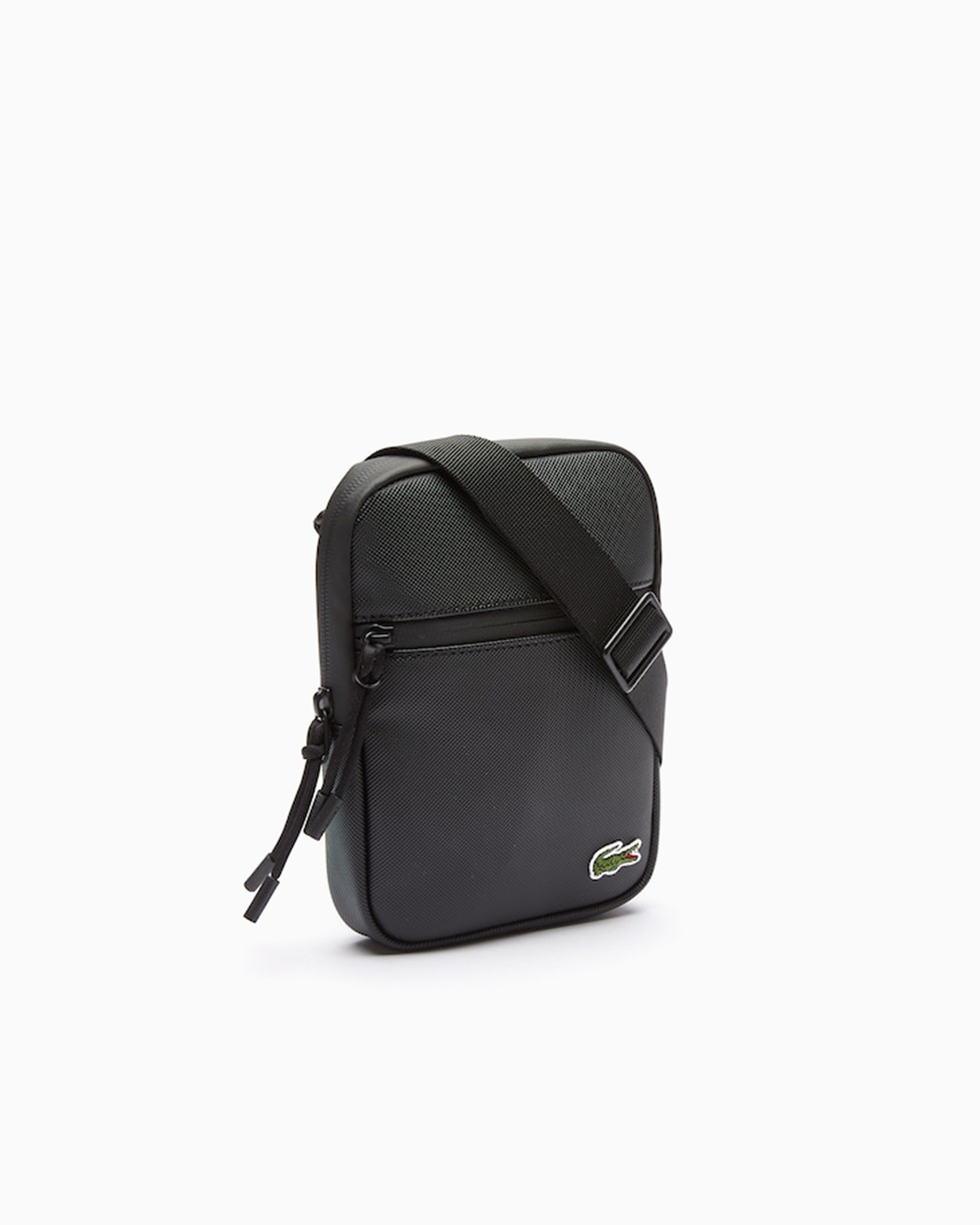 Lacoste Flat Unisex Crossbody Bag Noir NH3307LV 000 Acheter en