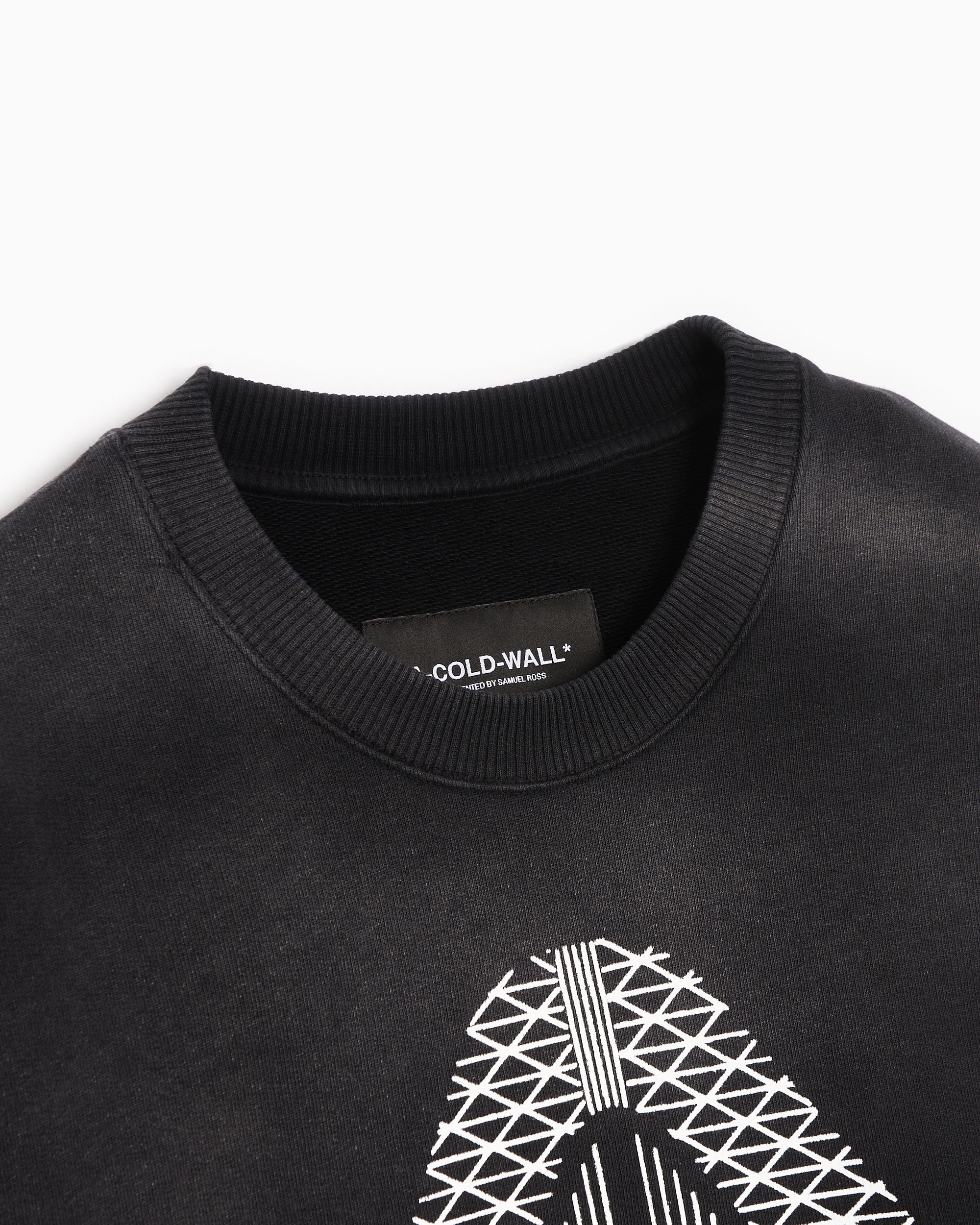 Black gradient crewneck outlet