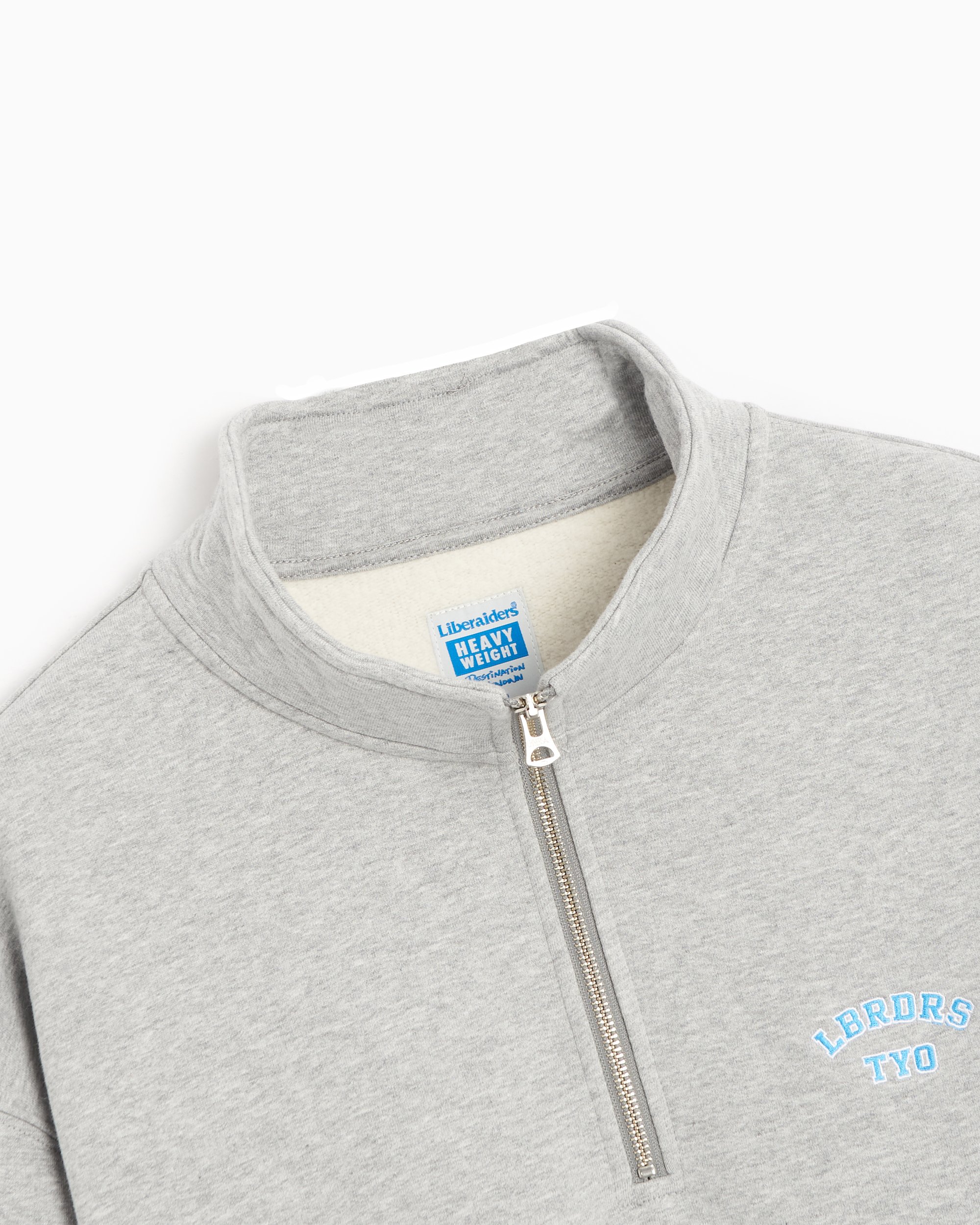 Liberaiders® Men's Heavyweight Fleece Half Zip Sweatshirt Gray
