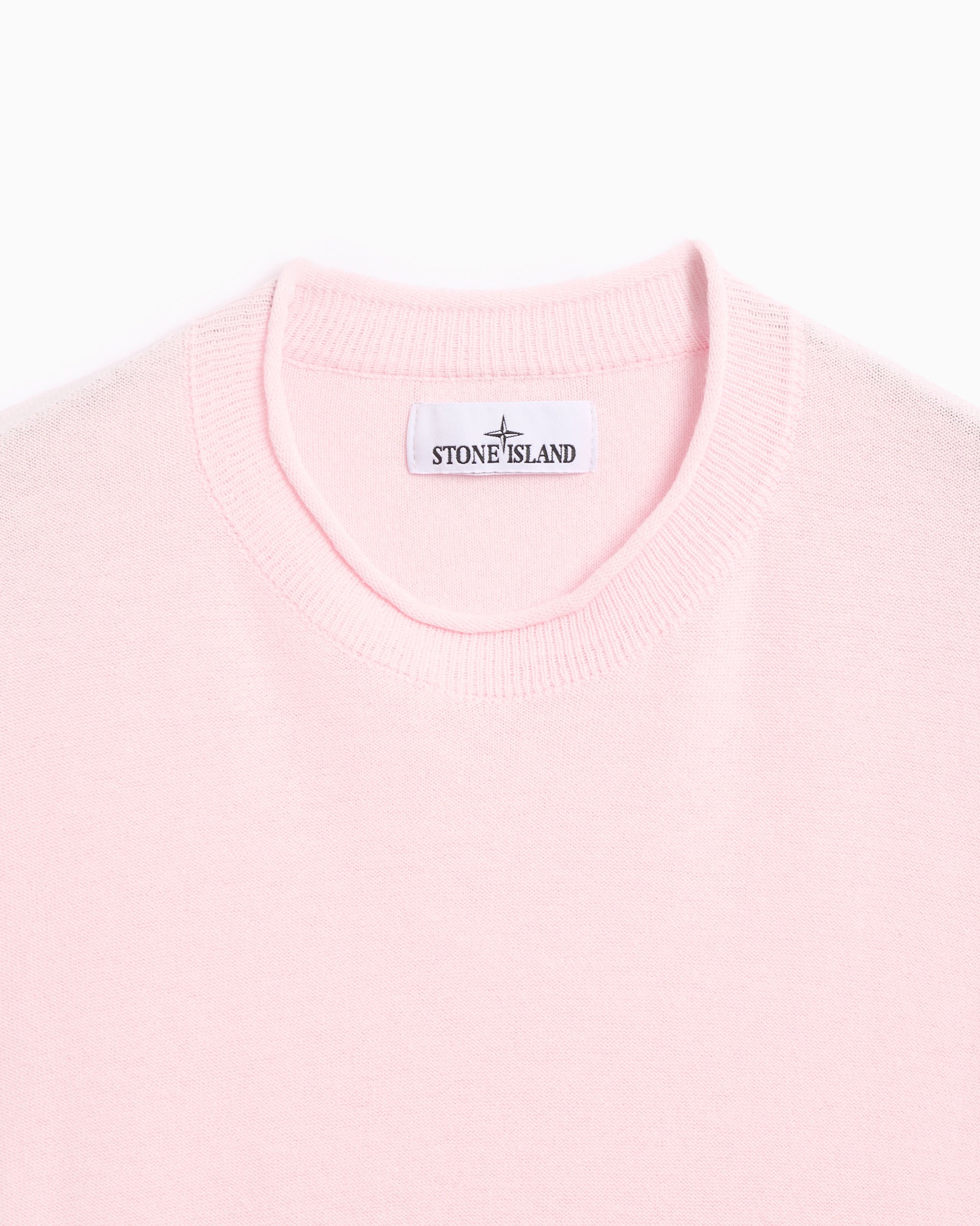 Stone Island Men s Knit Sweater Pink 8015523B9 V0080 FOOTDISTRICT