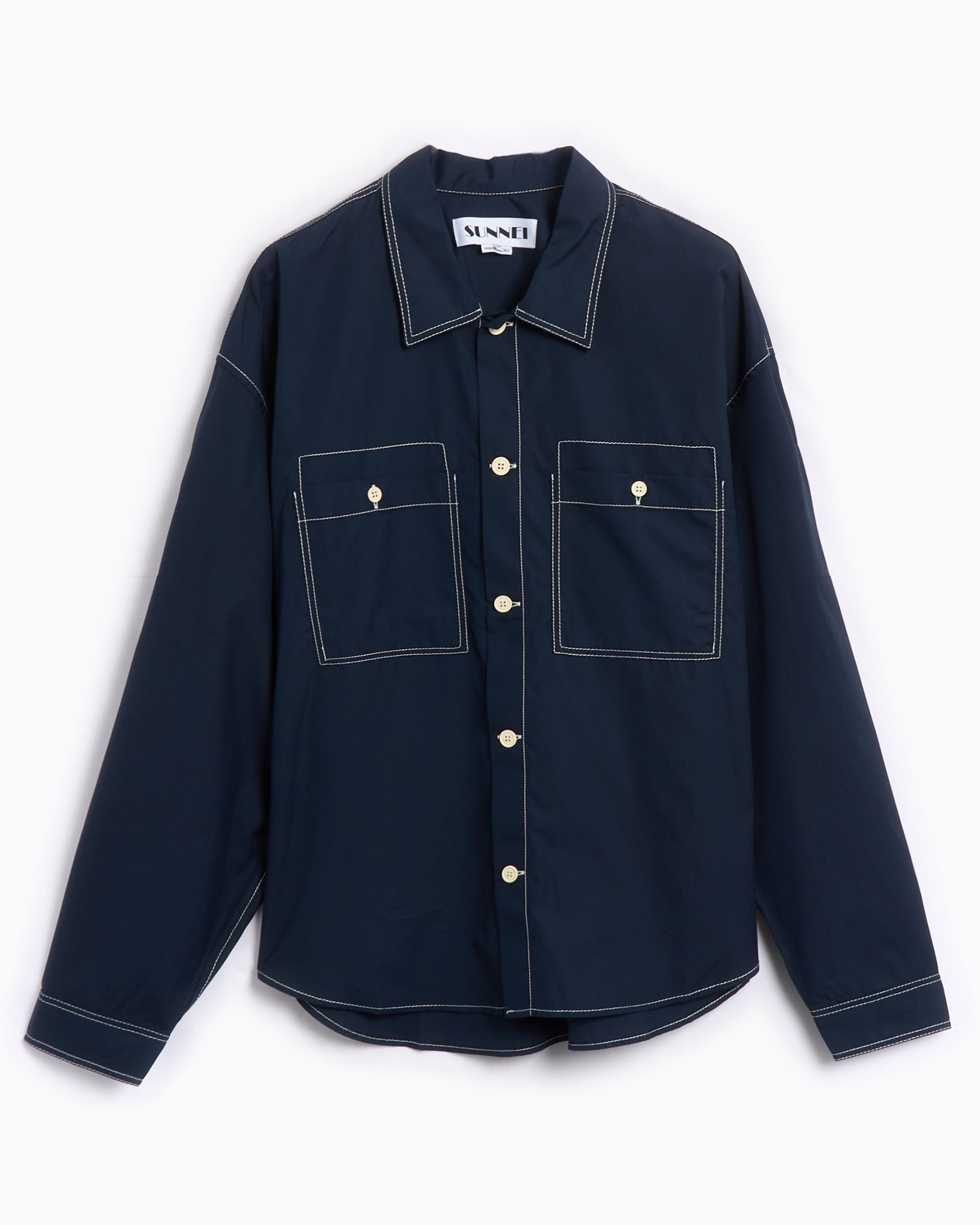 SUNNEI OVER SHIRT W DOUBLE SLEEVES シャツ