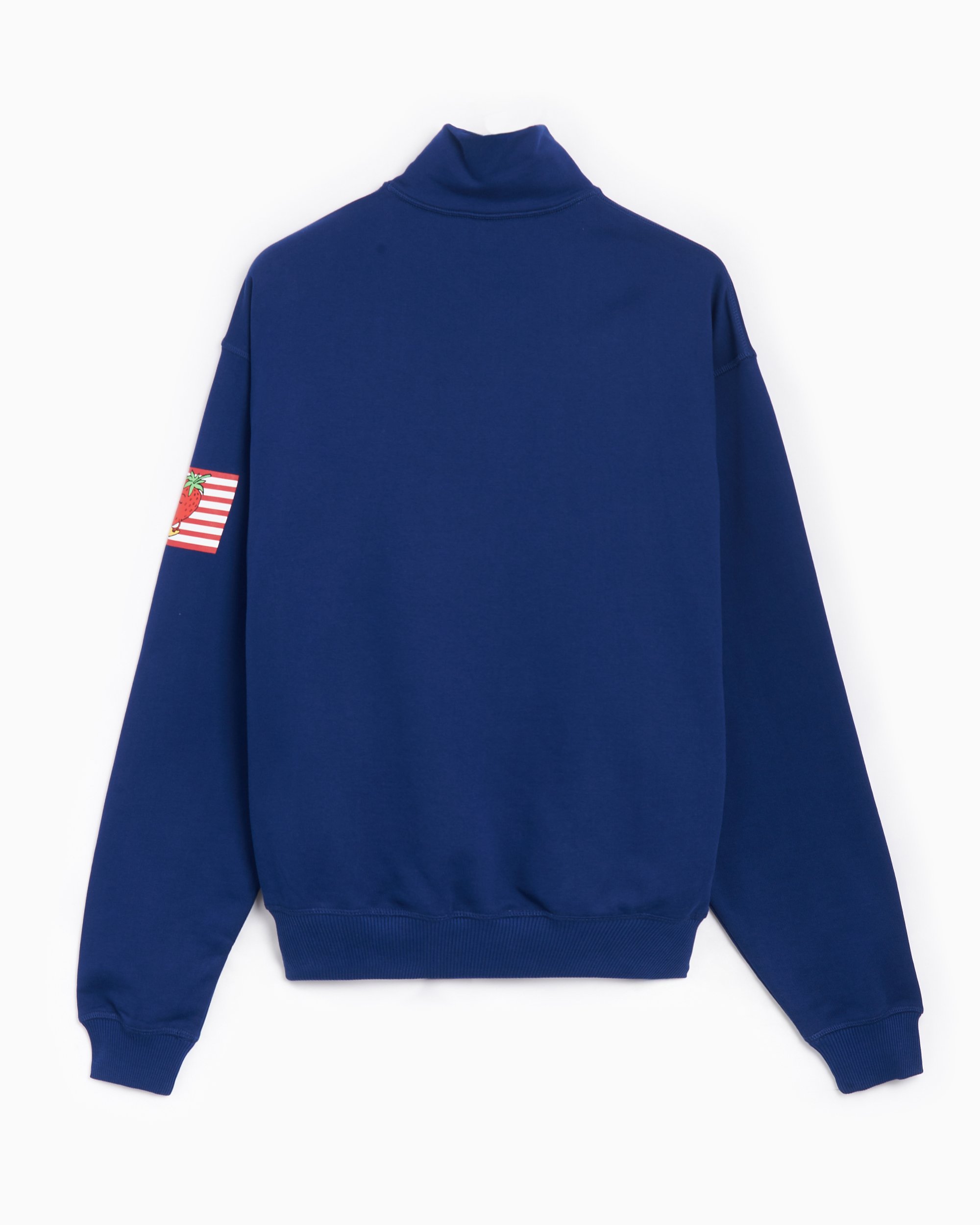 Sky High Farm Workwear Shf Men's 1/4 Zip Knit Sweater Blue
