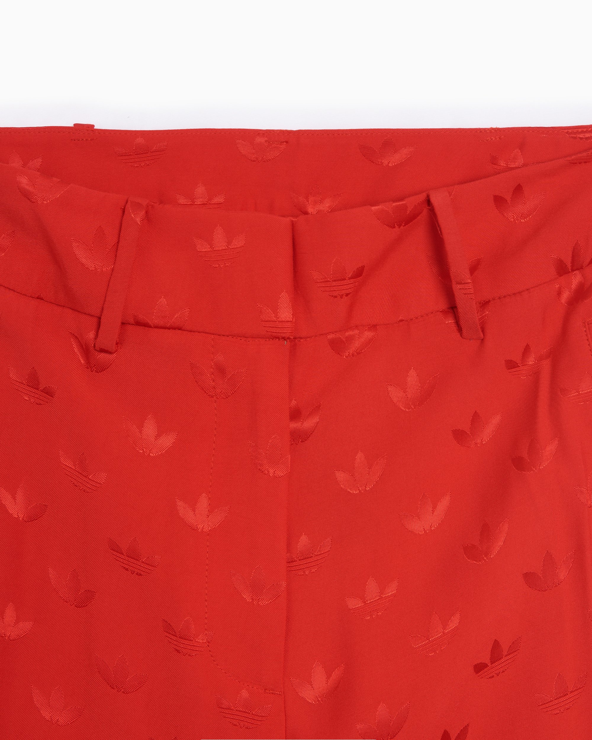 adidas Originals Premium Women s Woven Jacquard Track Pants Rot JJ2172 FOOTDISTRICT