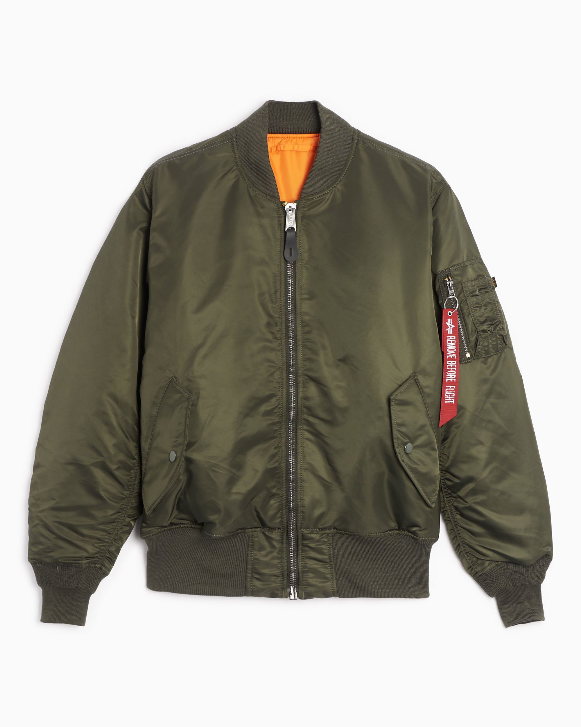 Alpha Industries MA-1 Men's Bomber Green 100101-04| Buy Online at