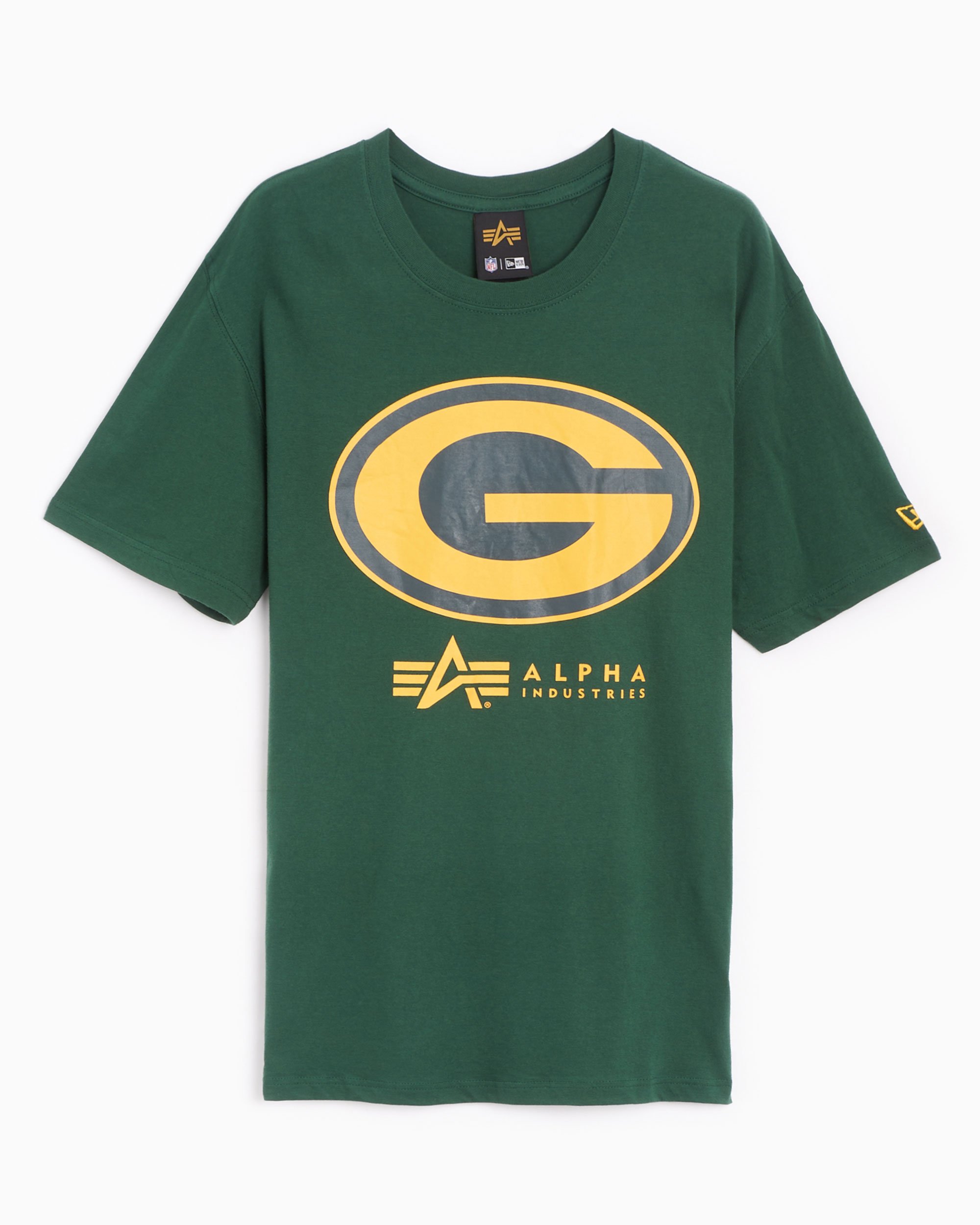 Buy Industries Green Alpha Bay Era T-Shirt Online FOOTDISTRICT x Men\'s at Green New 13118179| Packers