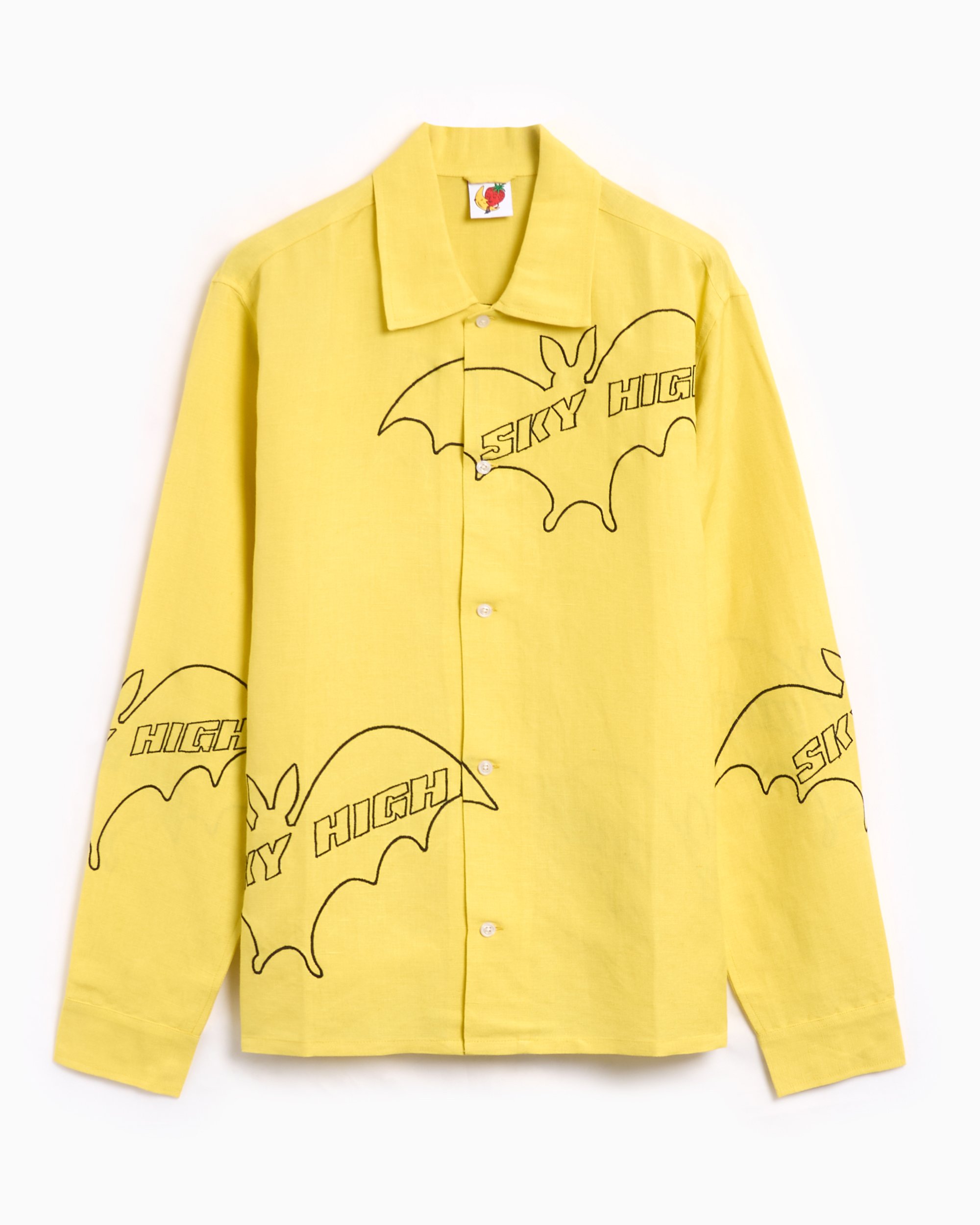 Sky High Farm Workwear Sky High Bat Unisex Embroidered Woven Shirt