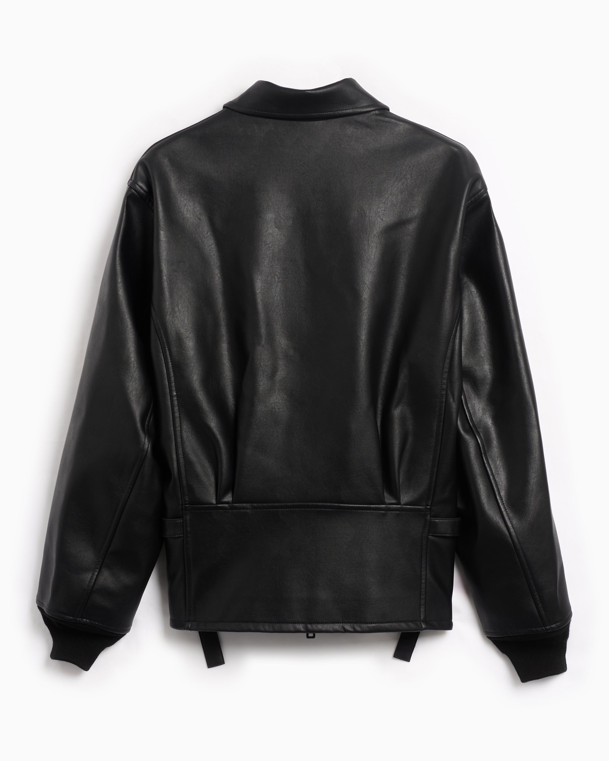 adidas Y 3 Men s Pleather Bomber Black JD9795 FOOTDISTRICT