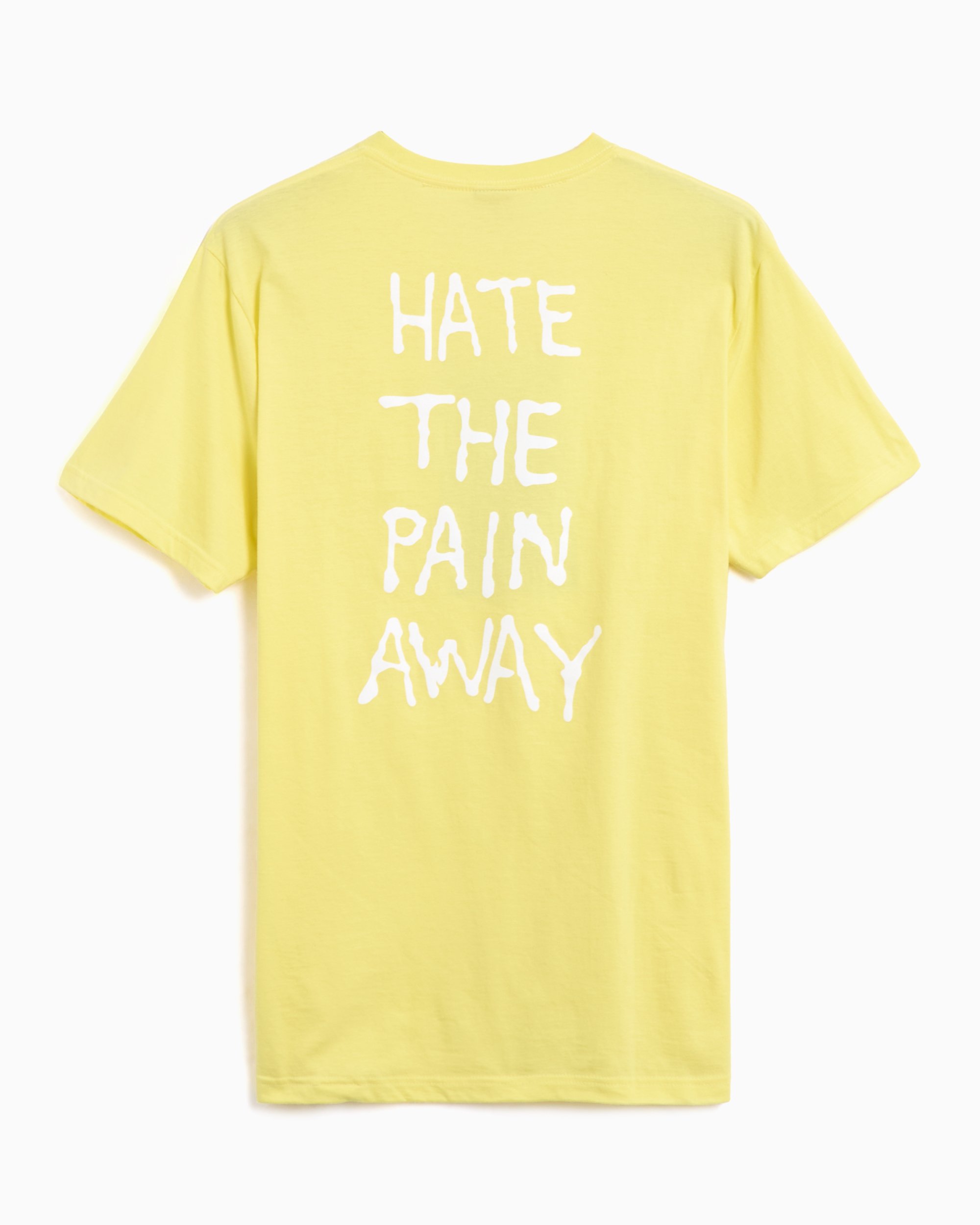 Fucking Awesome Hate The Pain Away Men's T-Shirt Yellow