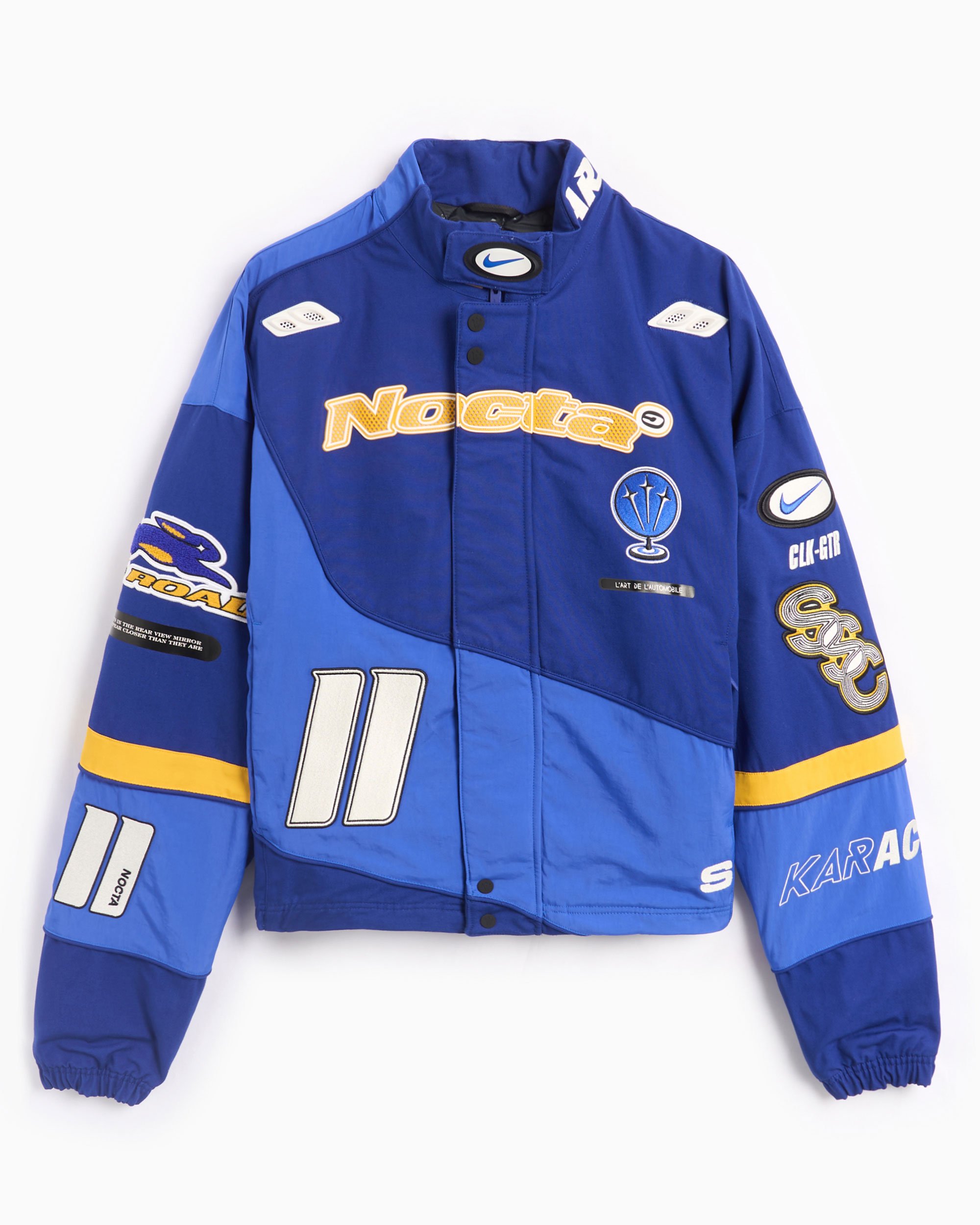 Nike x Drake NOCTA x L'ART Men's Racing Jacket Blue FD2194