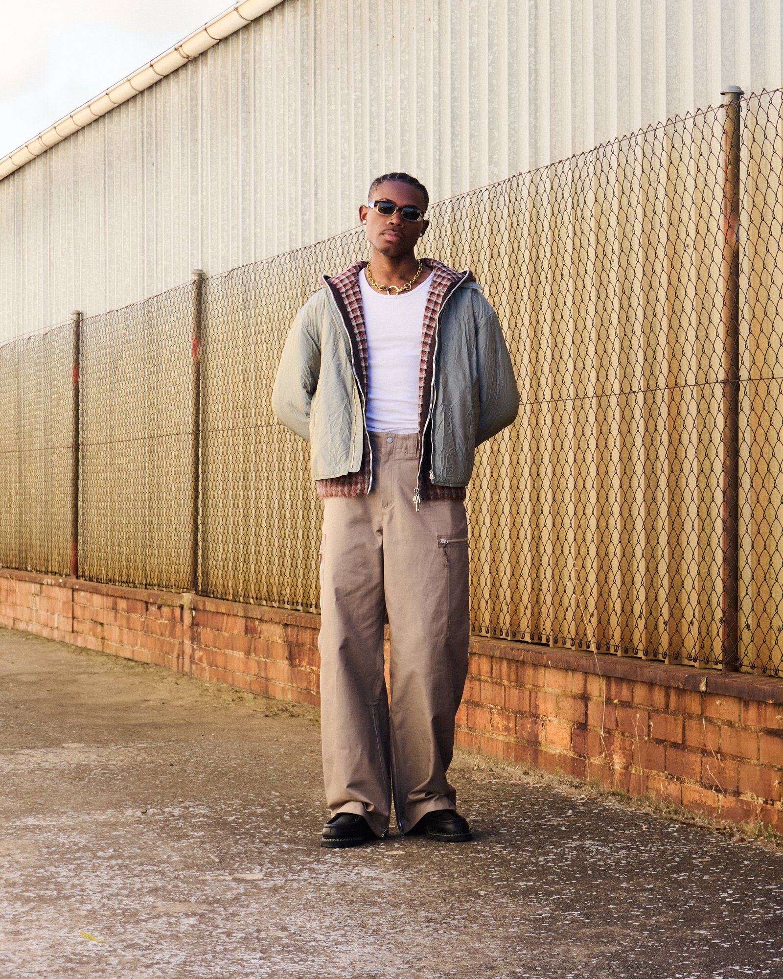 Our Legacy Tactical Men's Cargo Pants Beige M4244TP