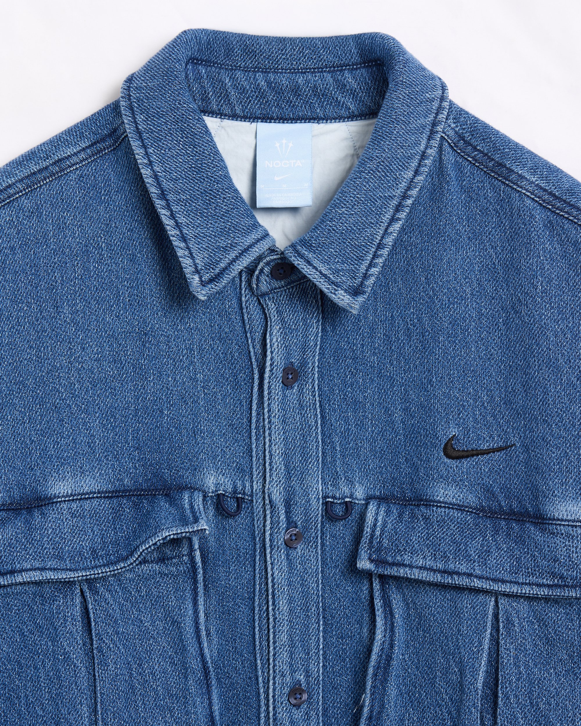 Nike x Drake NOCTA Opal Relaxed Men's Overshirt Blue FZ3260-486