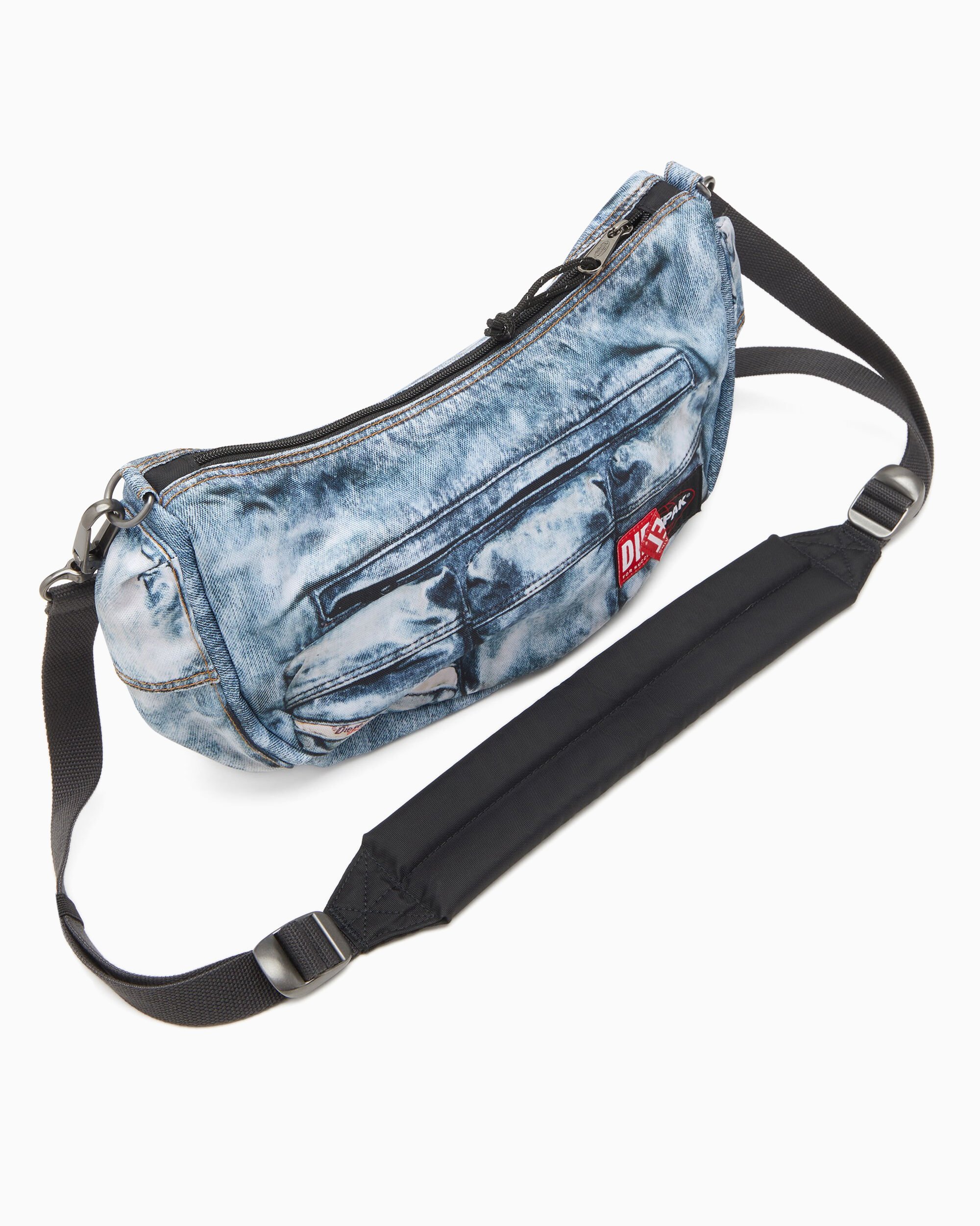 Eastpak x Diesel Unisex Shoulder Bag Blue EK0A5BMC6Y21 | FOOTDISTRICT