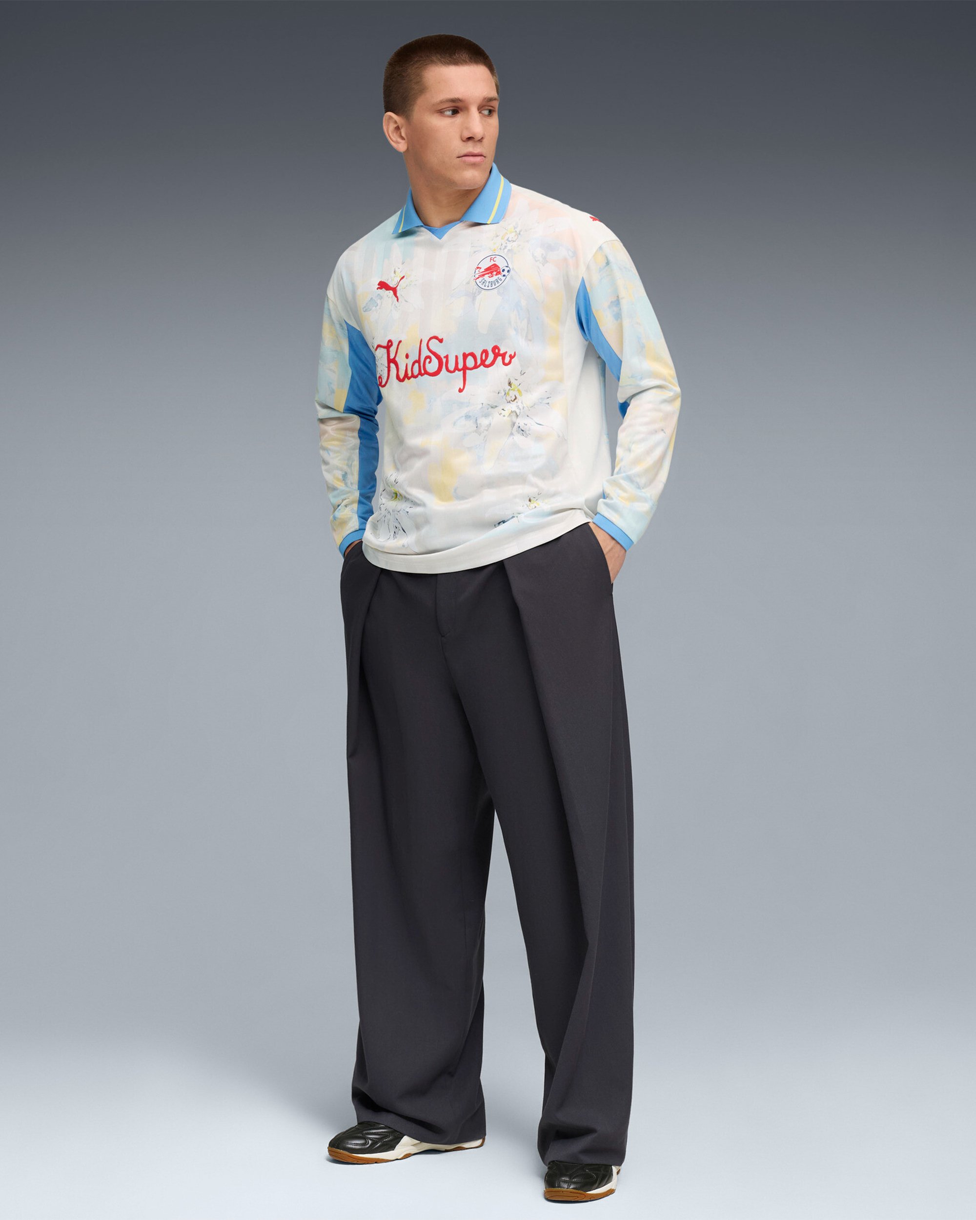 Puma x KidSuper Red Bull Salzburg Long-Sleeved Men's Jersey