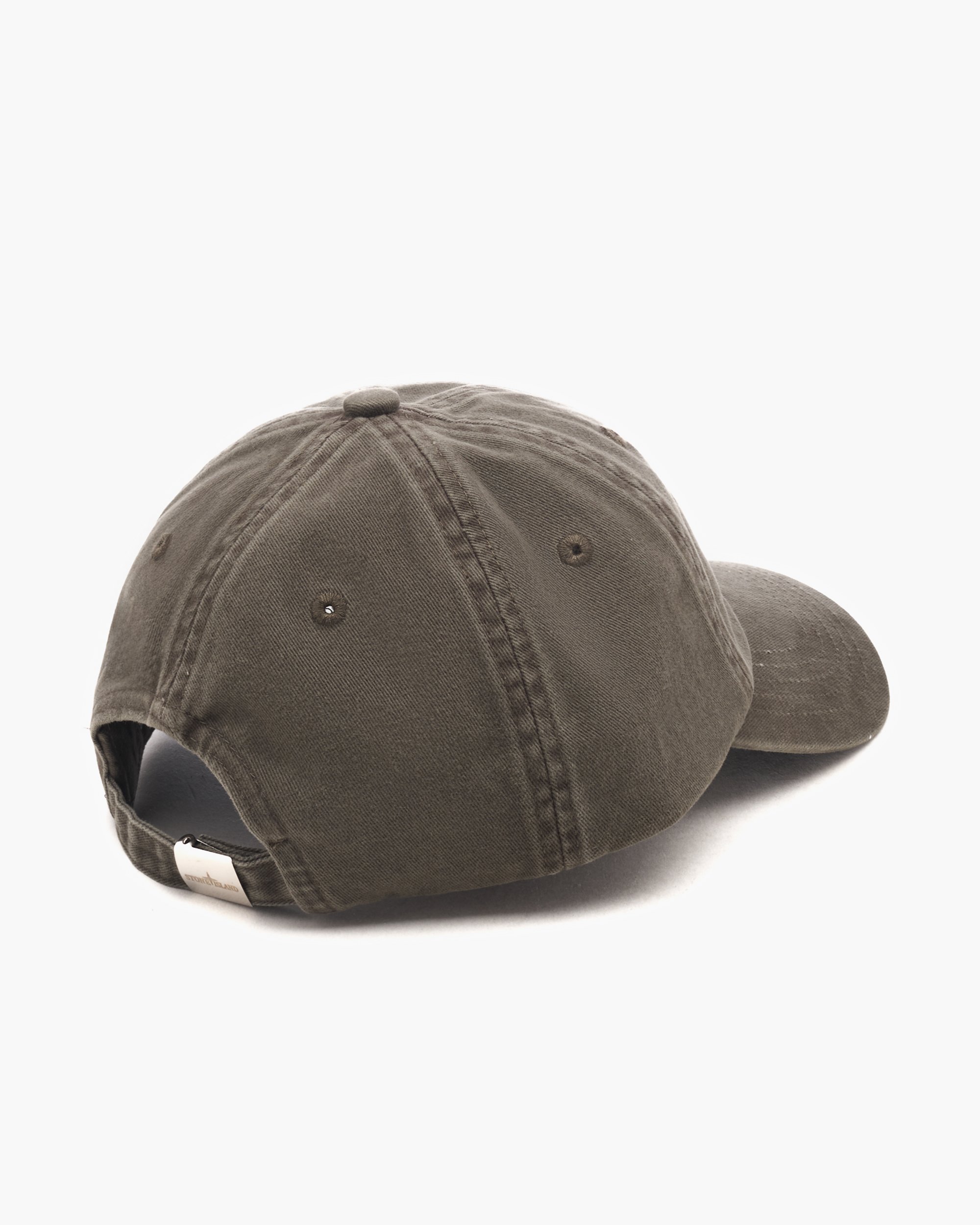 Stone Island Unisex Gabardine Cap Unisex Cap Green