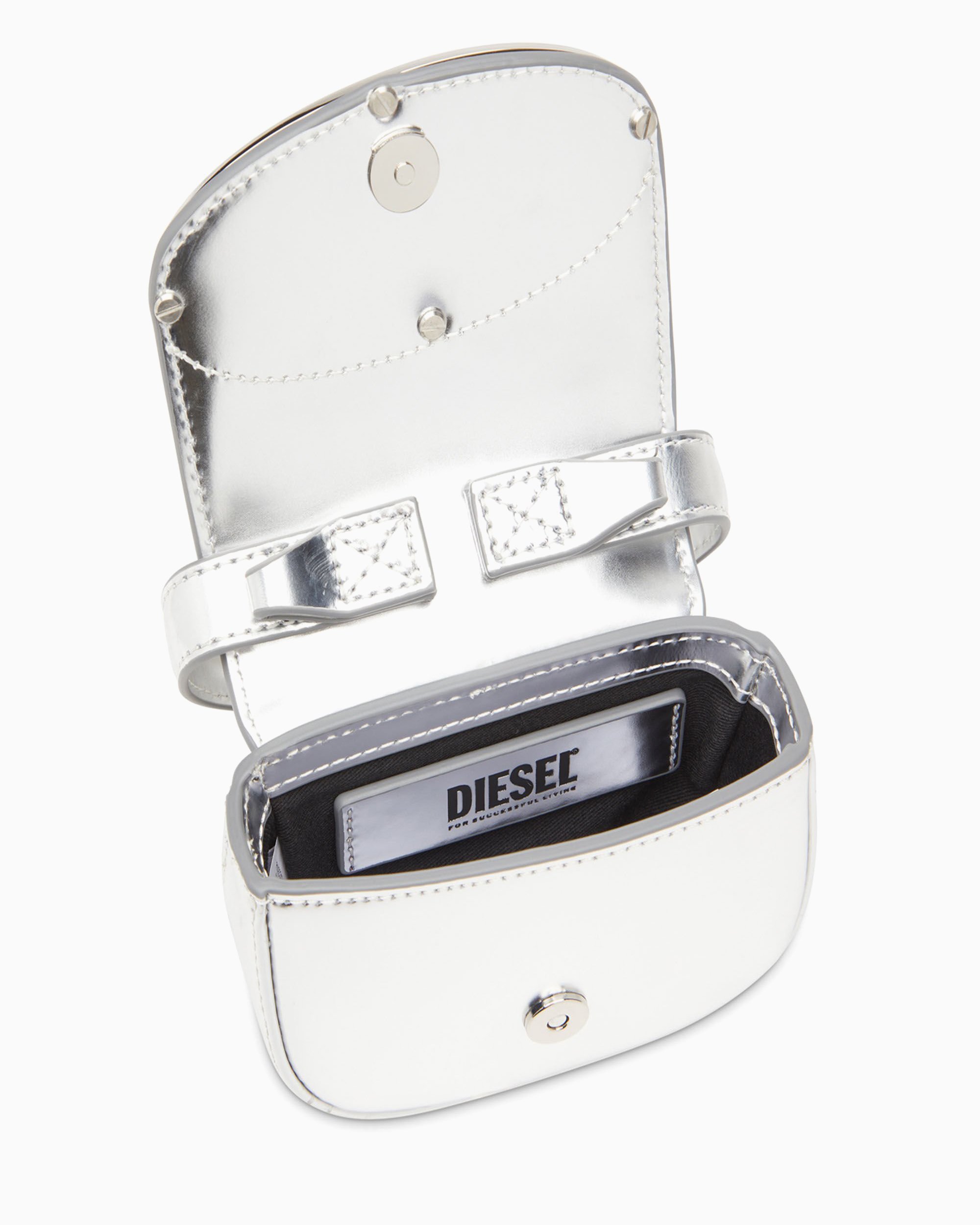 Diesel 1DR 1DR-XS-S Unisex Crossbody Bag Silver colored