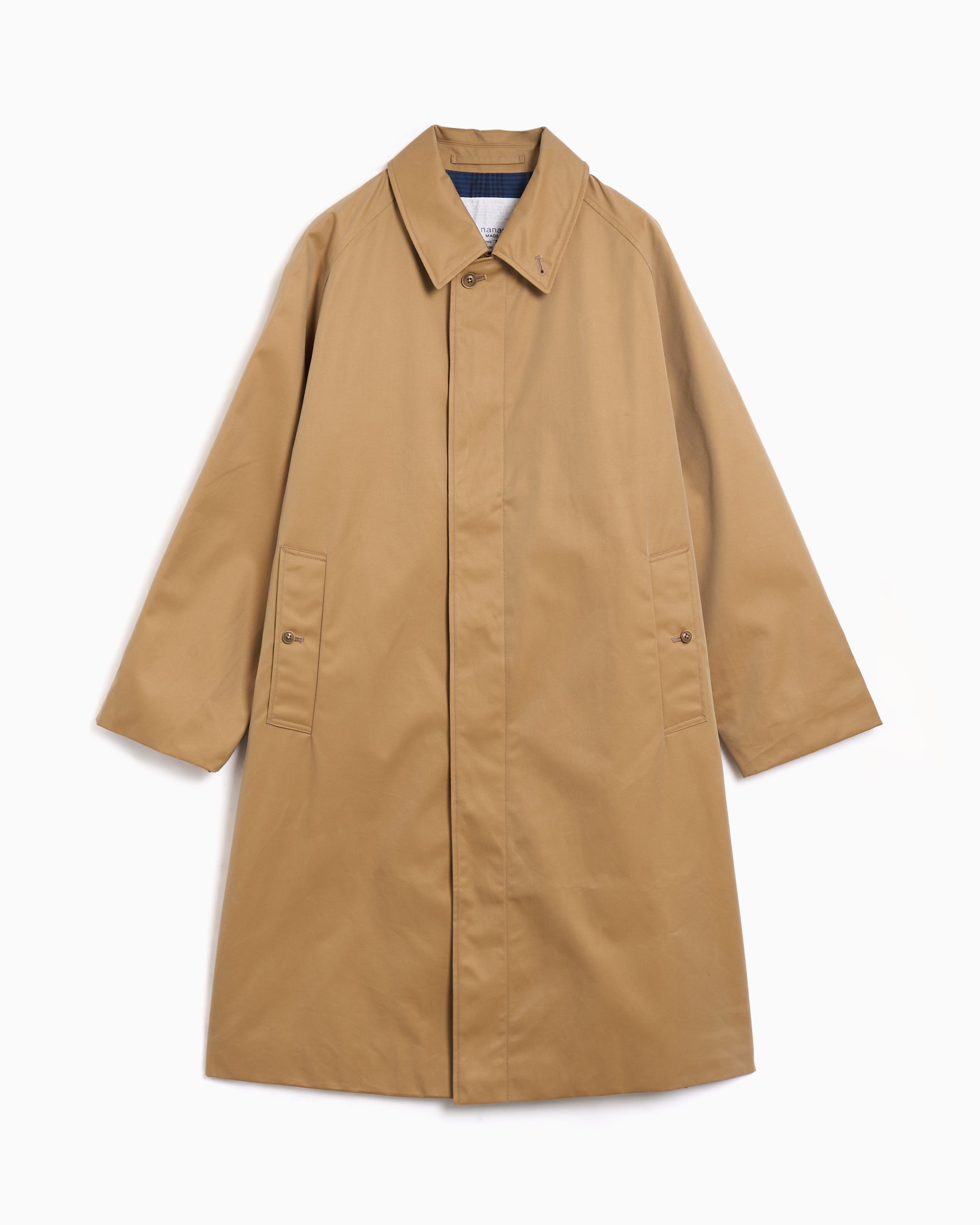 nanamica Balmacaan Gore-Tex® Men's Rain Jacket Brown S25SB032E-BE