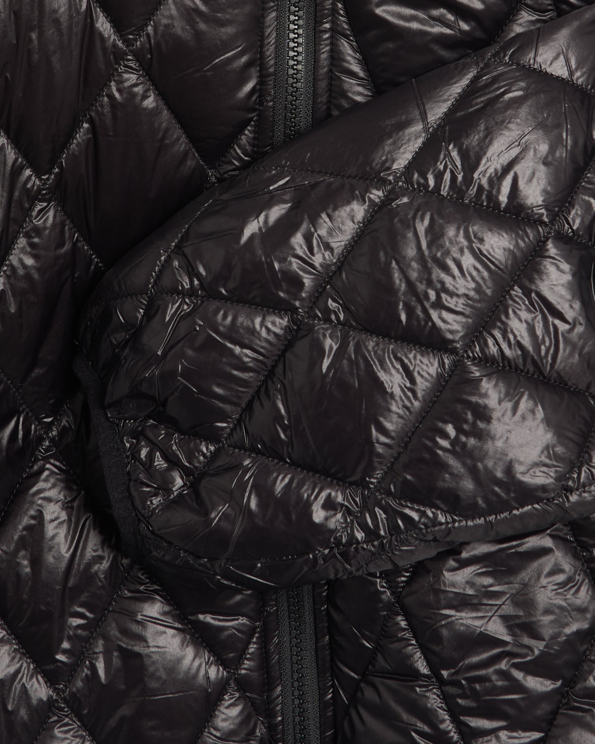 Pop Quilted Reversible Jacket Black/Twilight Blue