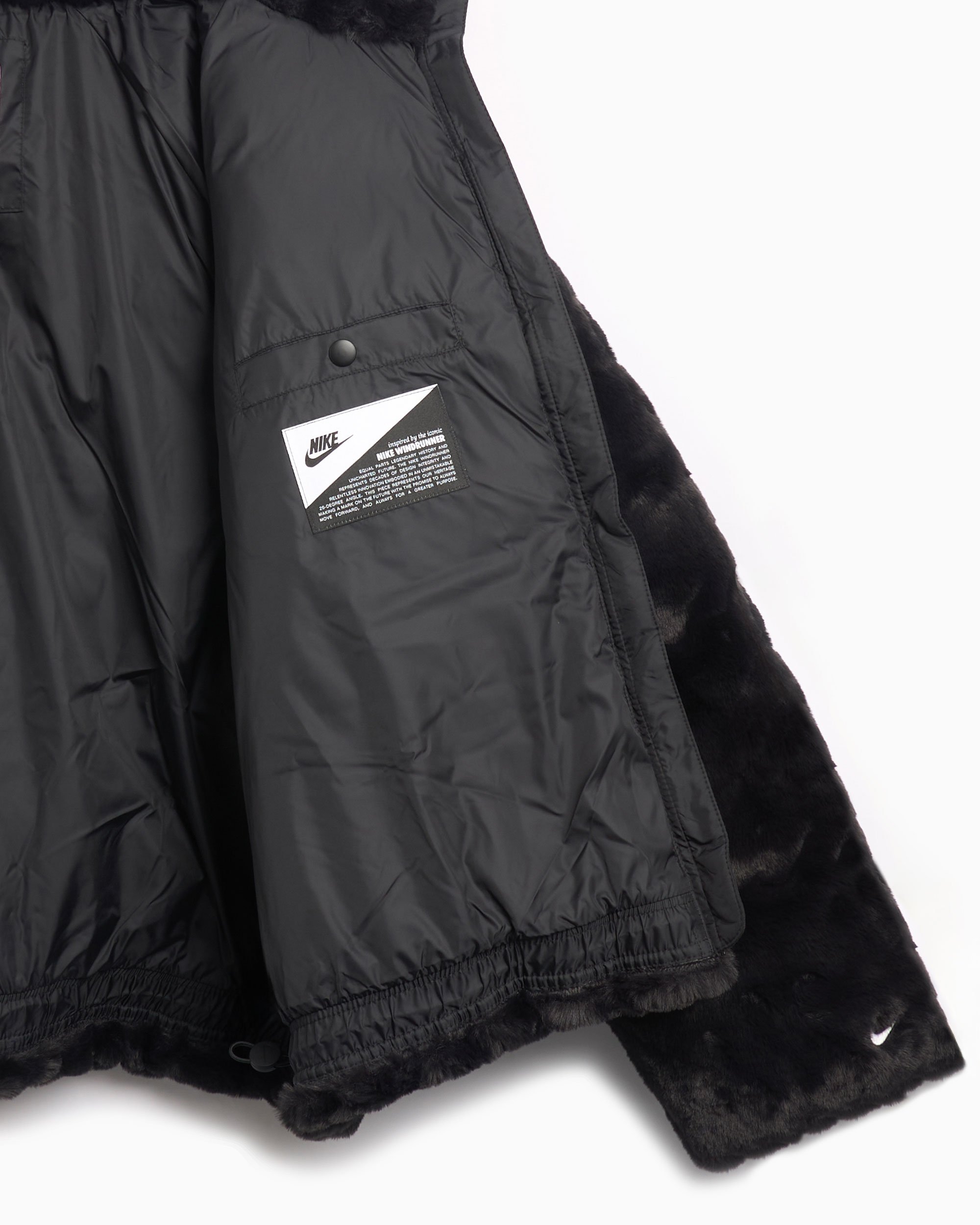 nike bubble jacket black