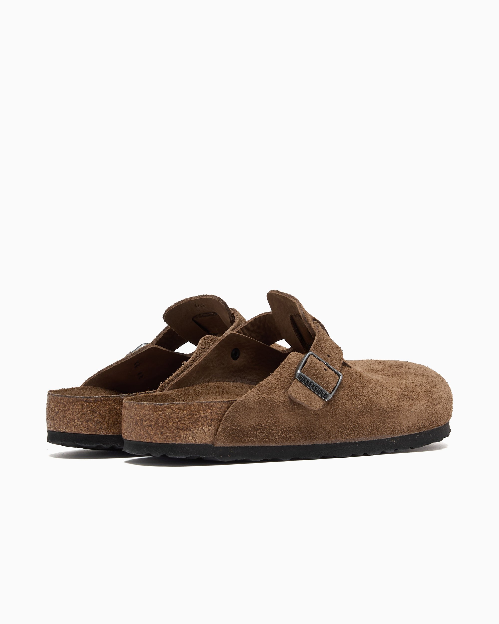 靴 BIRKENSTOCK BOSTON Softbed Regular 41 BIRKENSTOCK Boston Soft Foodbed Suede Leather Regular Brown