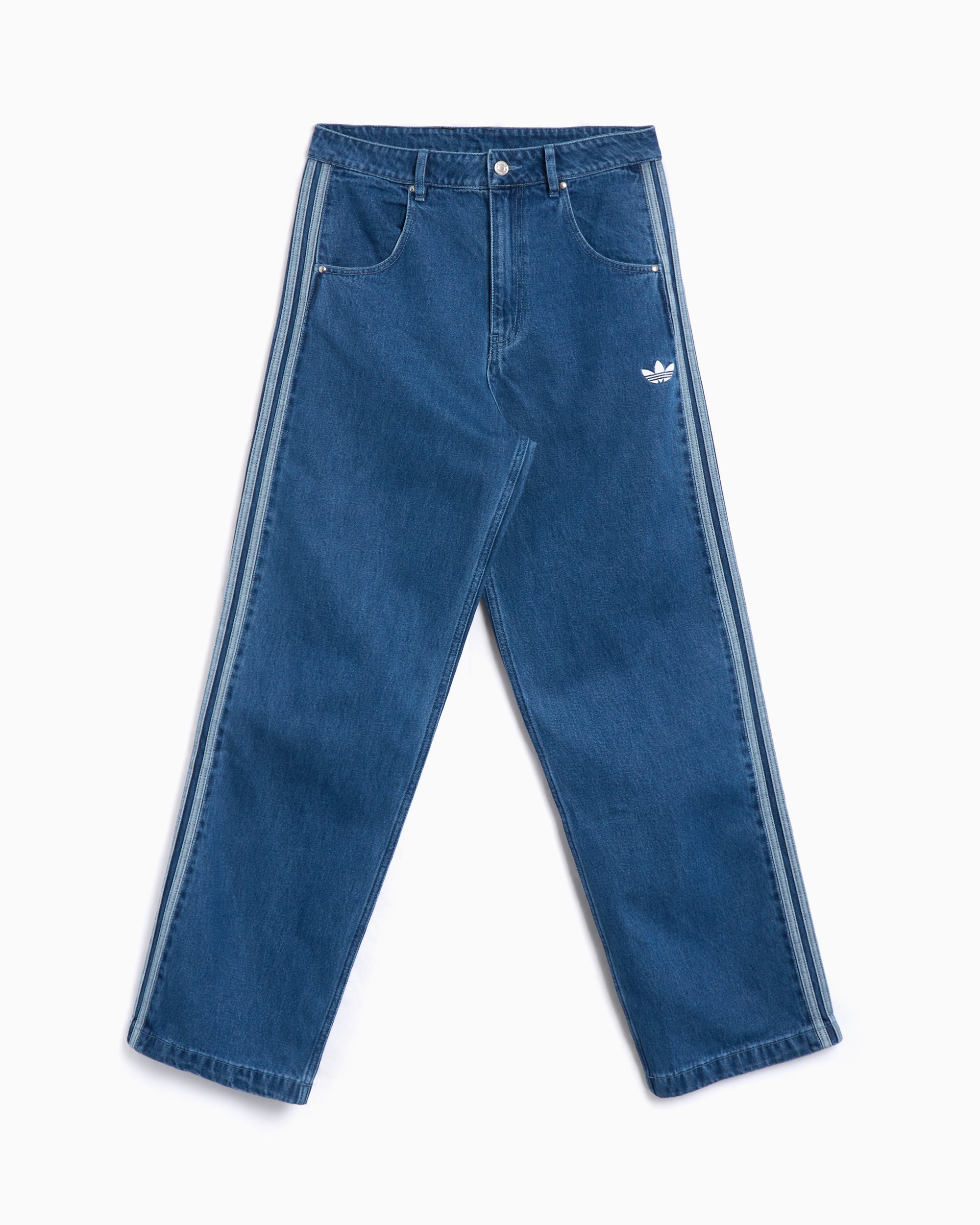 adidas Originals Firebird Adicolor Relaxed Baggy Jeans voor heren