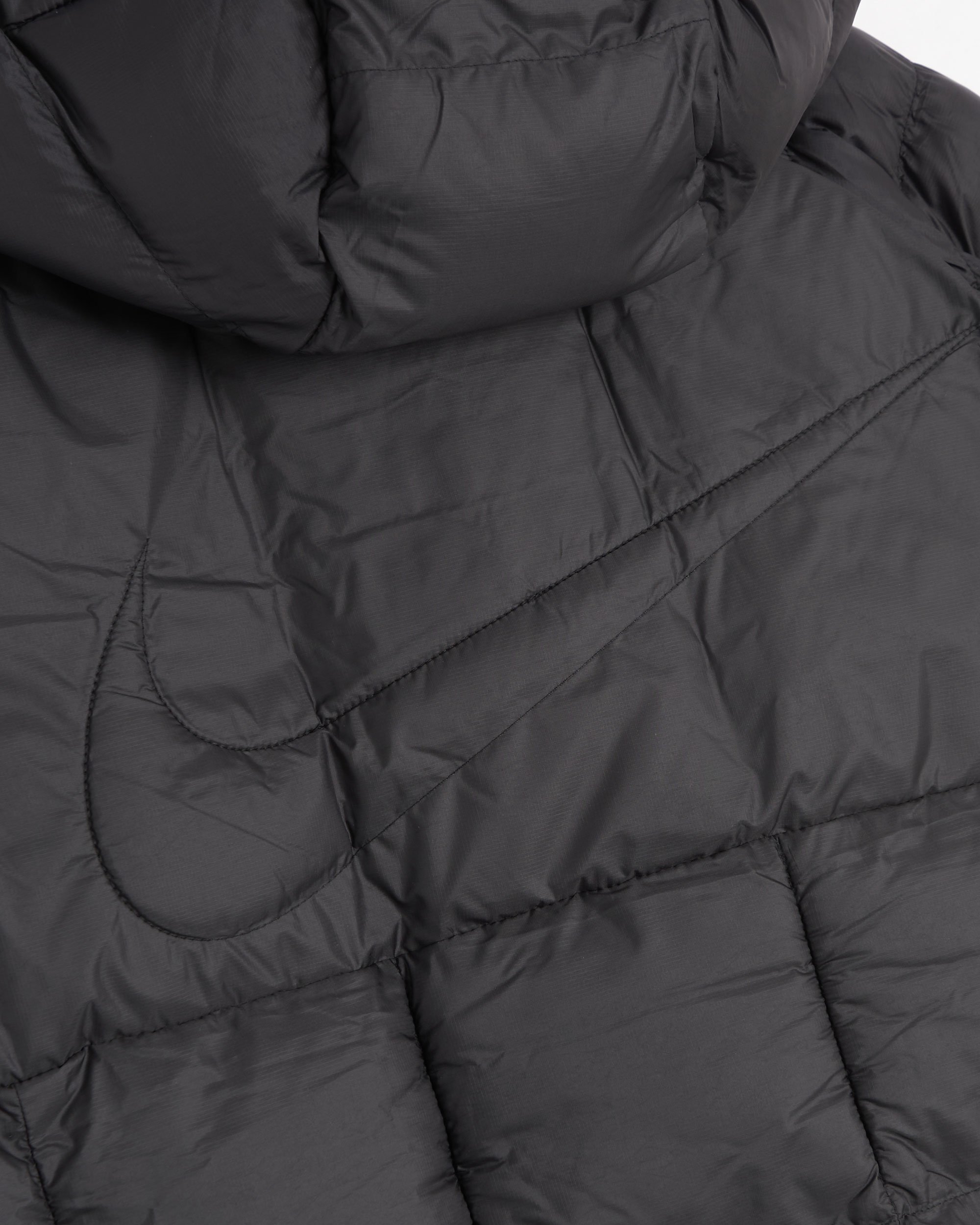 Black nike down fill puffer jacket deals