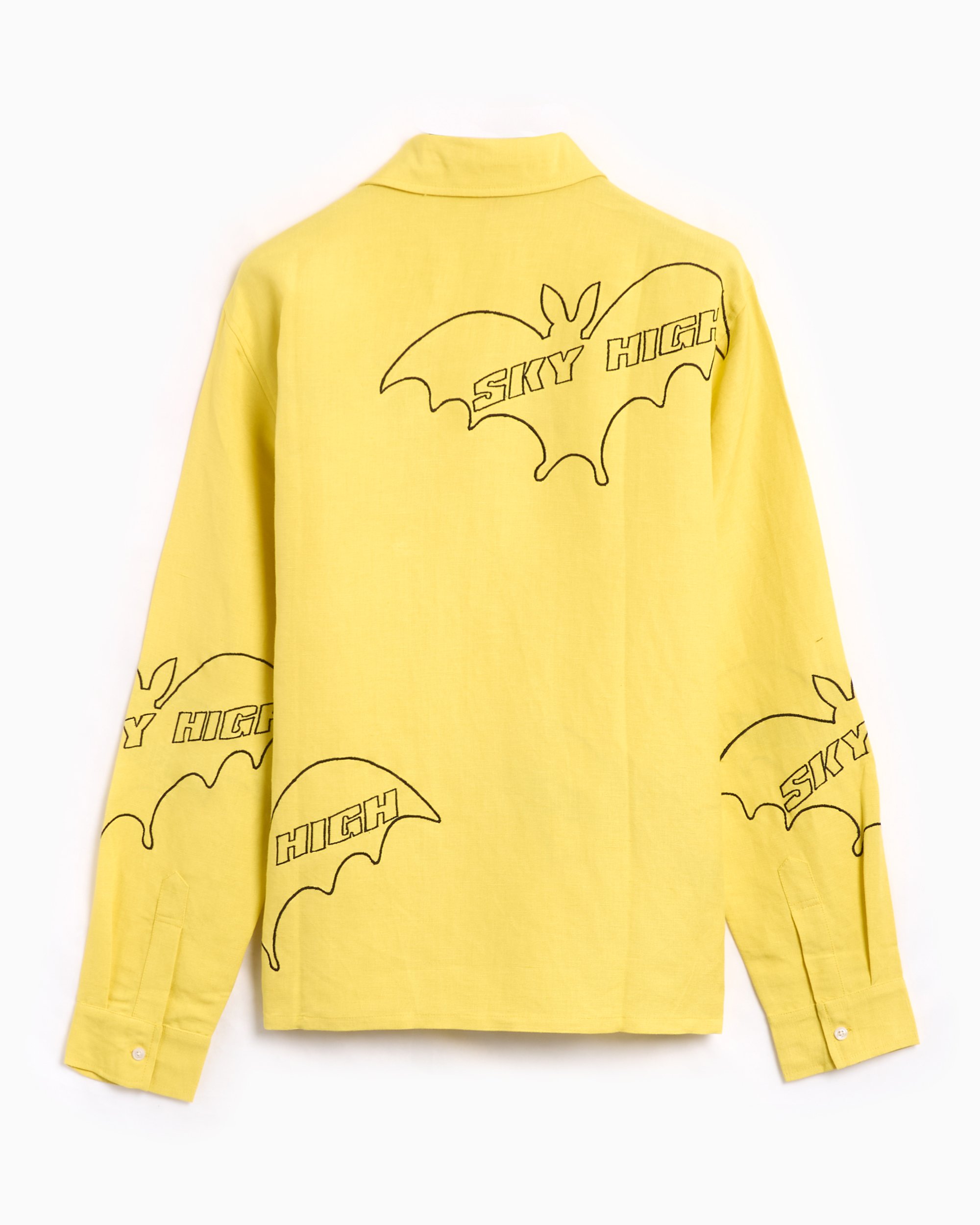Sky High Farm Workwear Sky High Bat Unisex Embroidered Woven Shirt