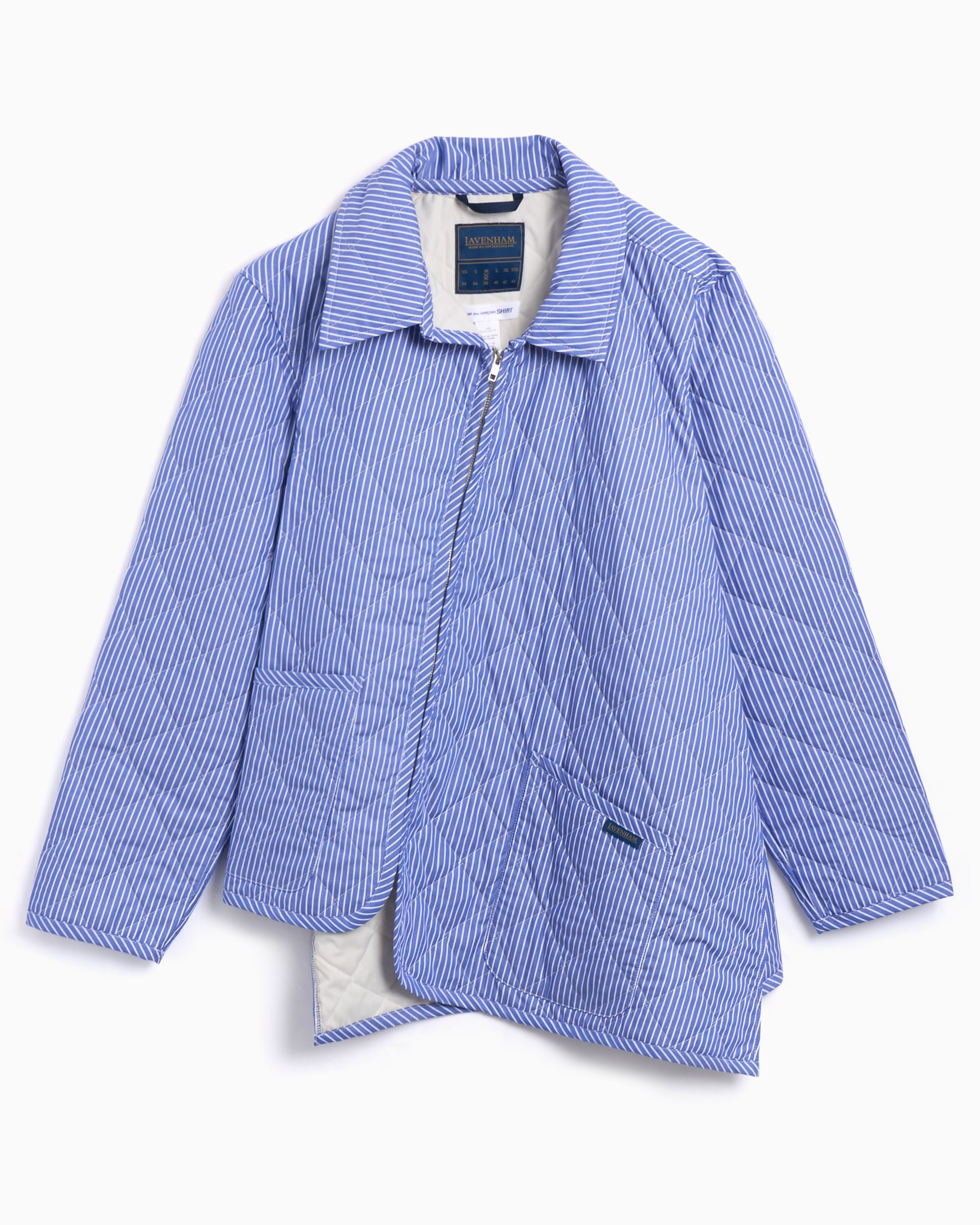Comme Des Garçons Shirt Men's Jacket Blue FO-J522-S25-2 Comme Des Garçons Shirt Men's Jacket Blue FO-J522-S25-2
