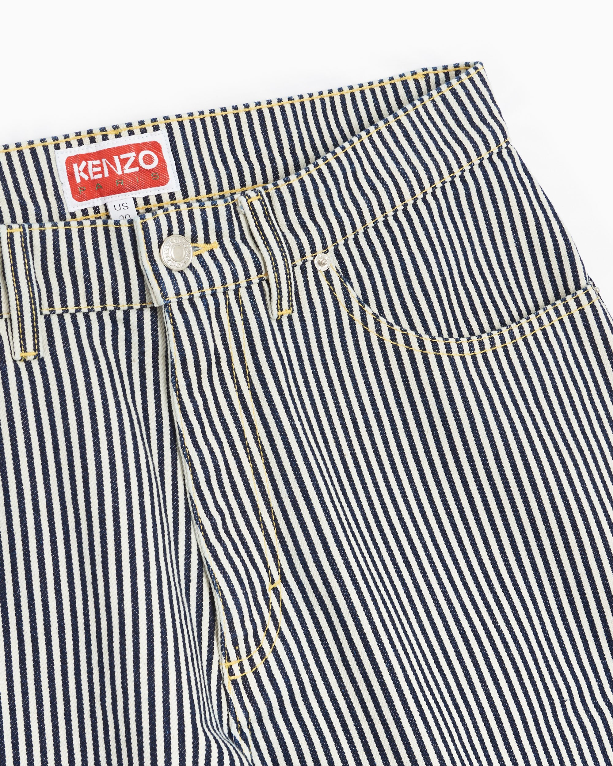 Kenzo Botan Men's Loose-Fit Denim Pants Multi FC65DP4029EE-79 | FOOTDISTRICT