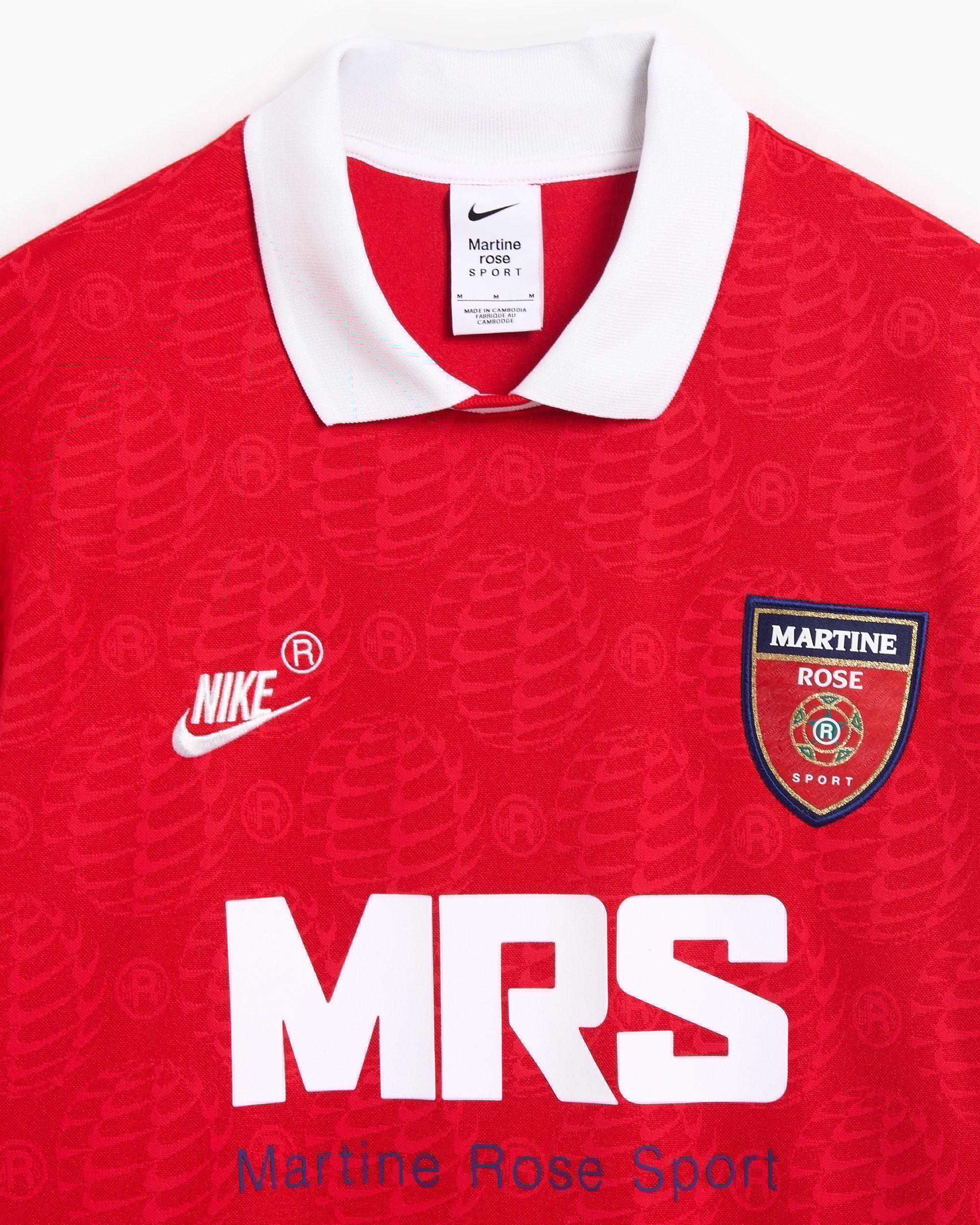 Nike x Martine Rose Relaxed Men's Jersey T-Shirt Red HM9020-657