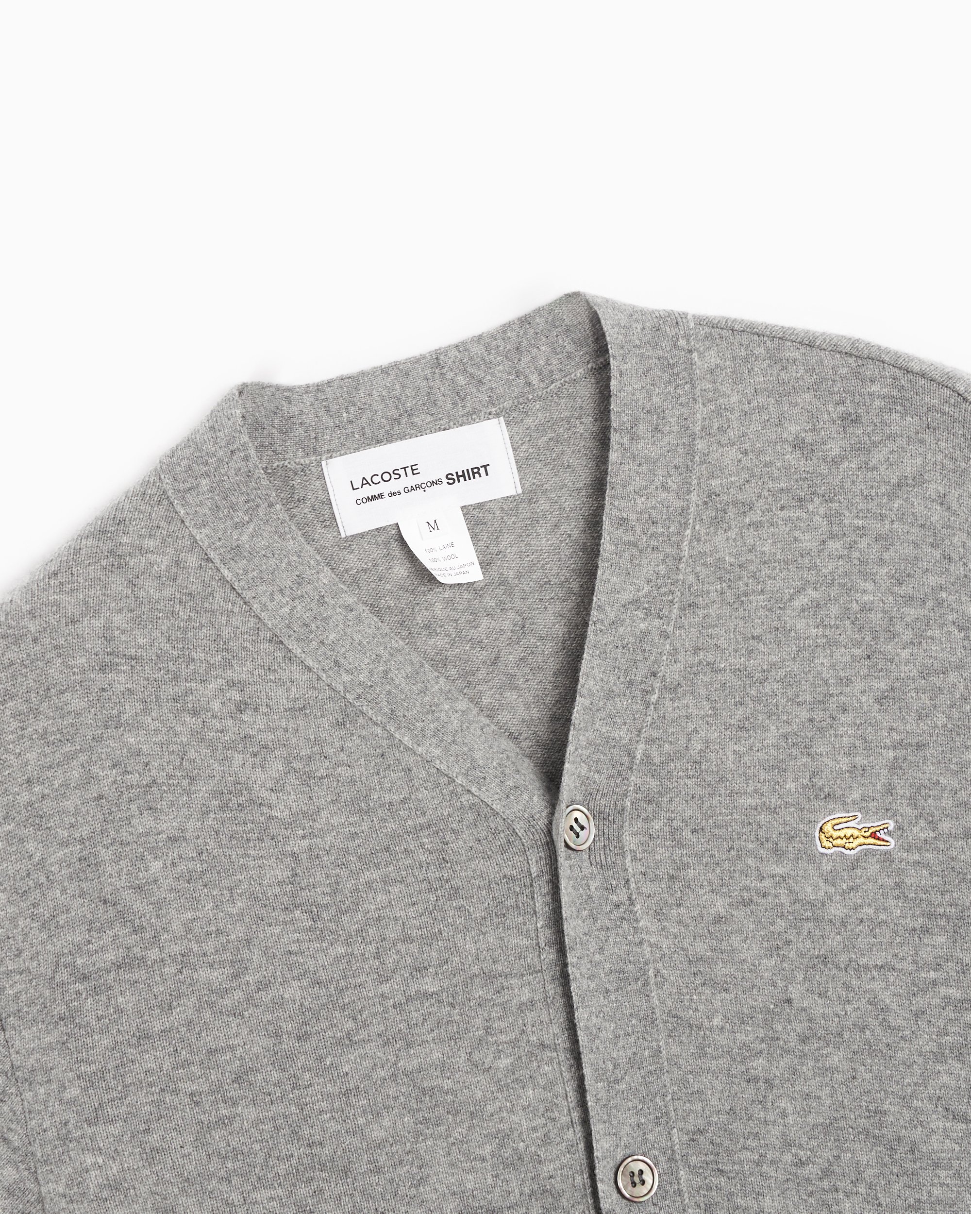 Lacoste grey cardigan hot sale