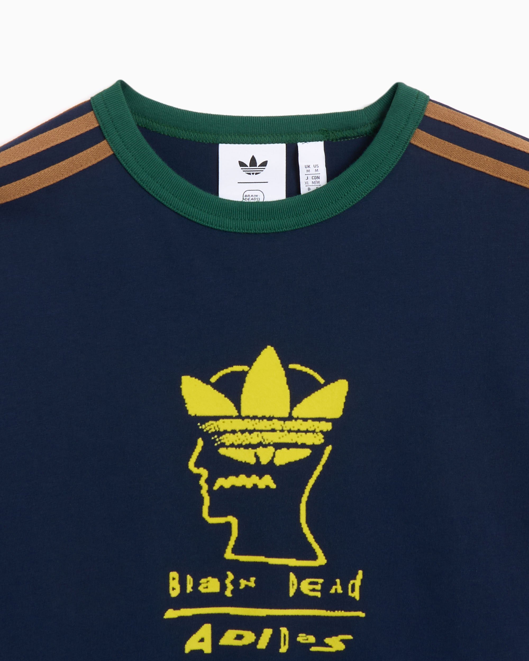 adidas Originals x Brain Dead Men's T-Shirt Blue JN2412