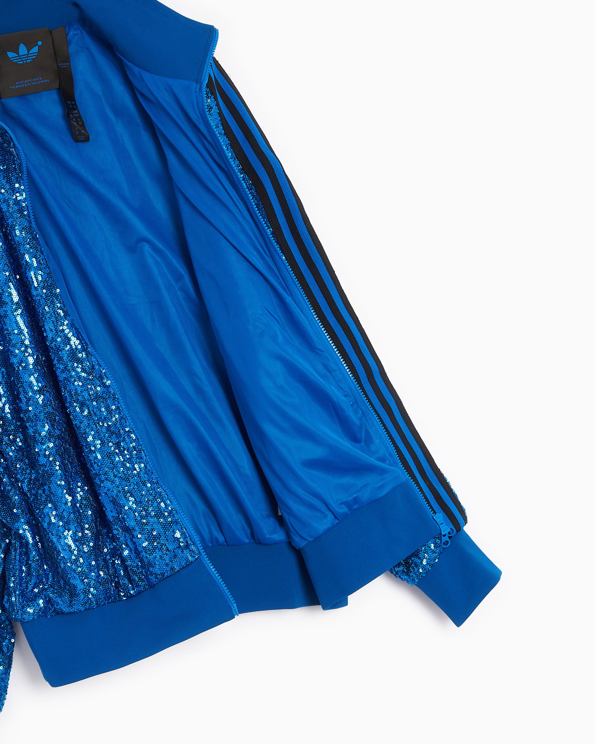 adidas Originals Blue Version Men's Sequin Track Jacket Blue IA2463