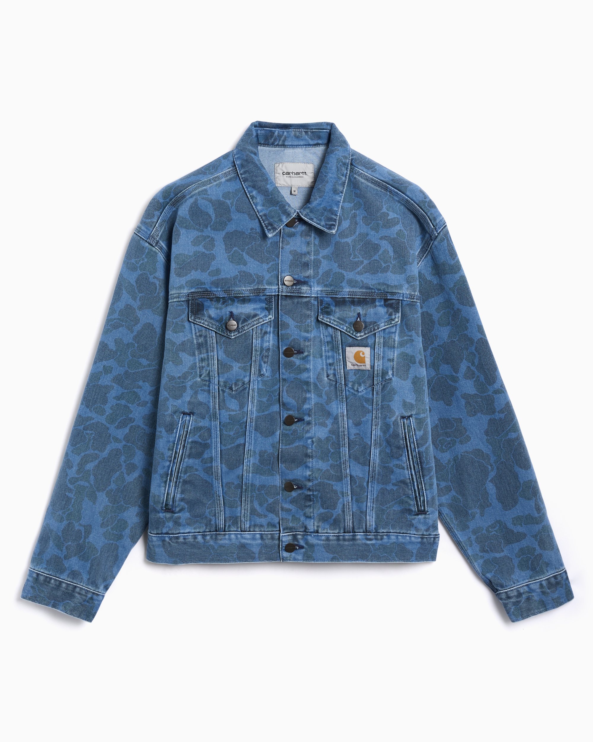Carhartt WIP Duck Helston Unisex Denim Jacket Blue I033766