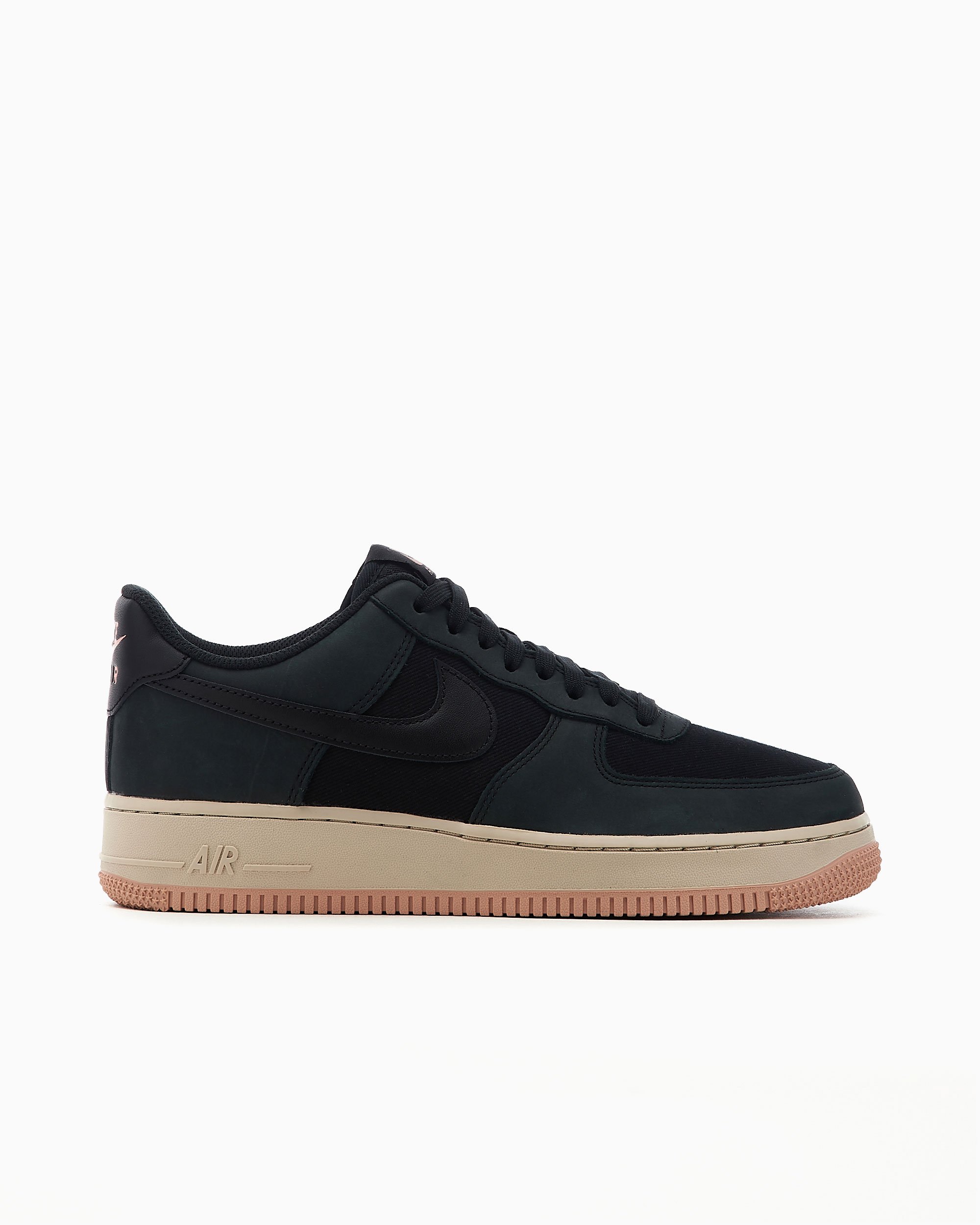 Air force 1s black and red best sale