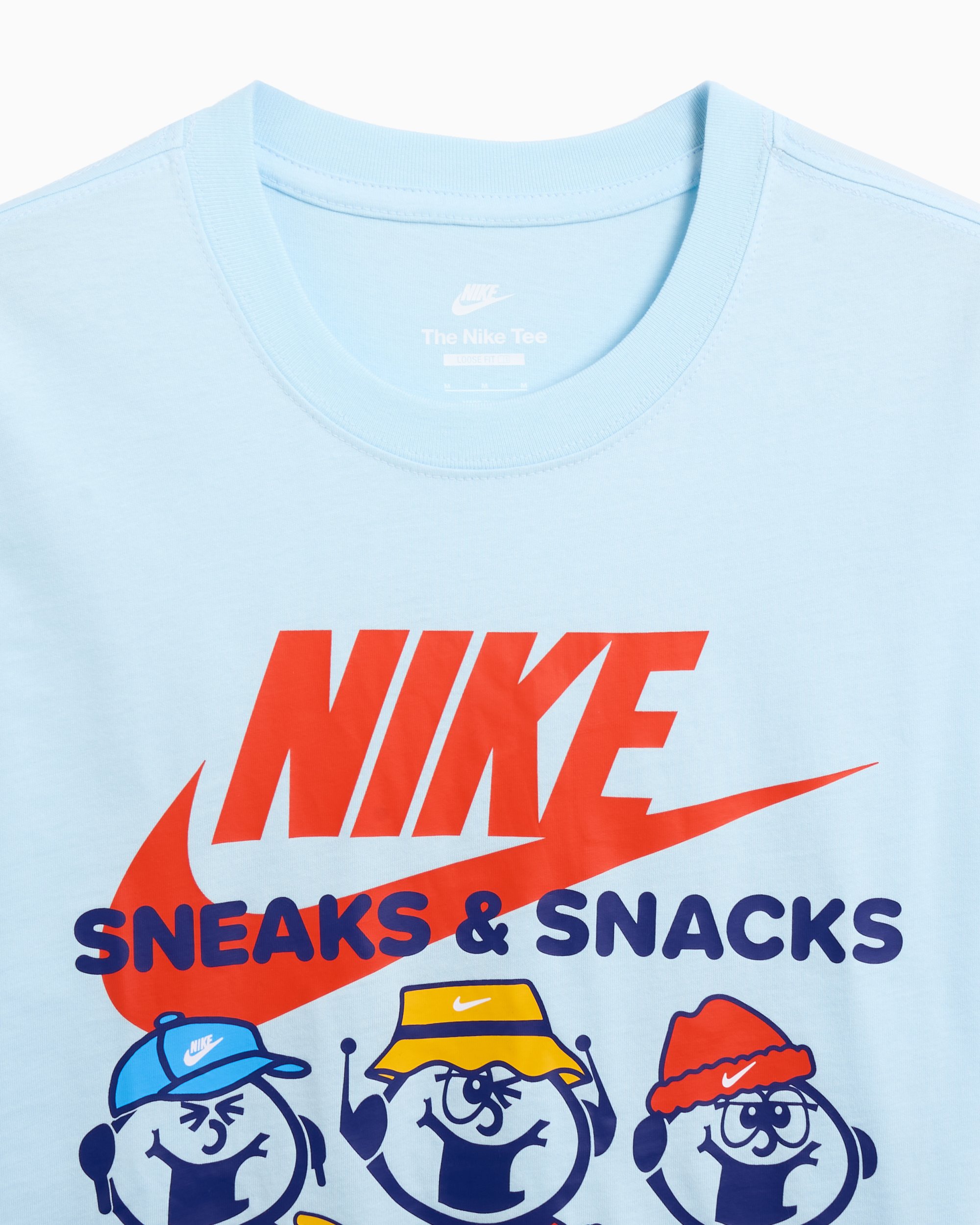 Nike M90 OC Sole Food Men's T-Shirt Blue HJ0754-474
