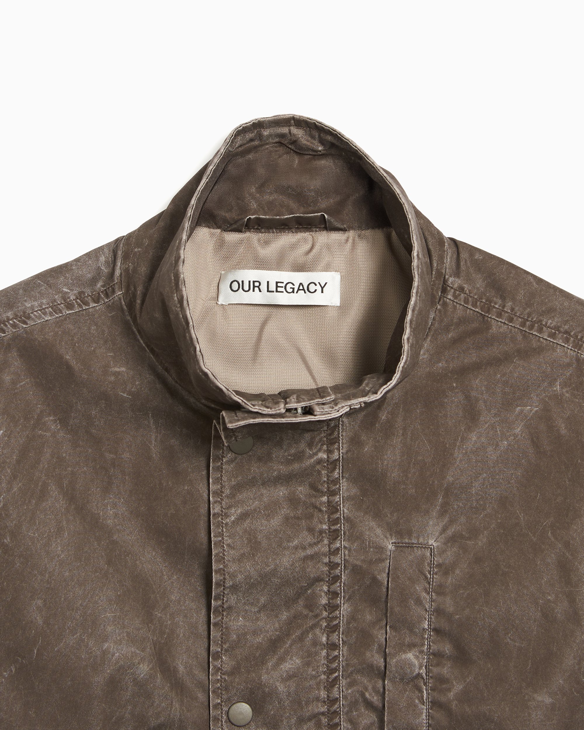 Our Legacy Men's Firm Vest Relaxed Men's Vest Brown M2251FAB