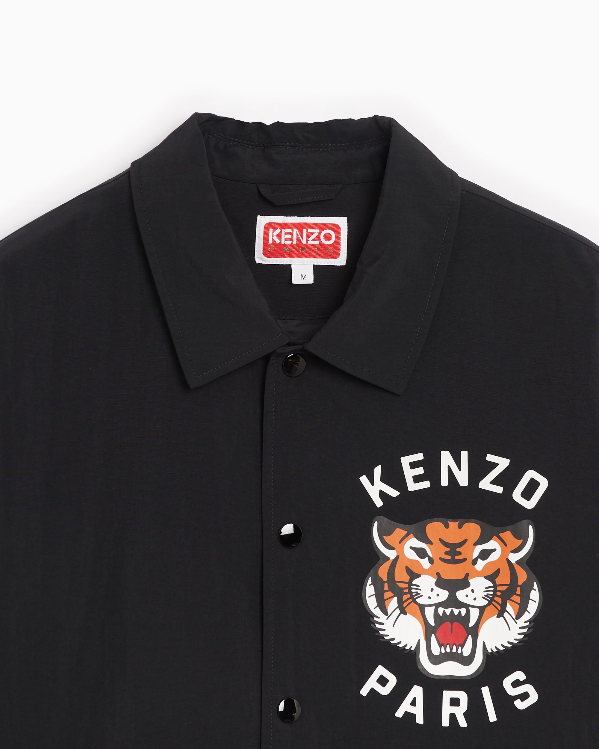 Kenzo Lucky Tiger Men's Padded Jacket Black FE55BL0629NG-99 Kenzo Lucky Tiger Men's Padded Jacket Black FE55BL0629NG-99