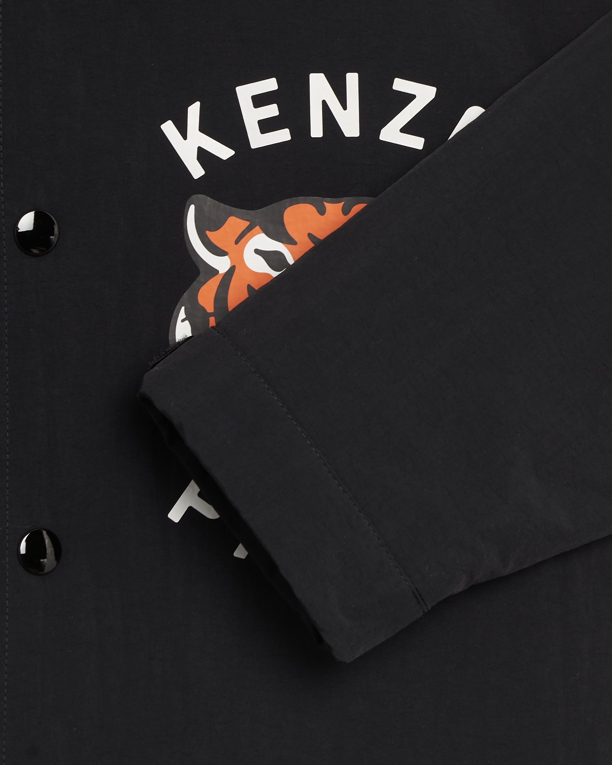 Kenzo Lucky Tiger Men's Padded Jacket Black FE55BL0629NG-99 Kenzo Lucky Tiger Men's Padded Jacket Black FE55BL0629NG-99