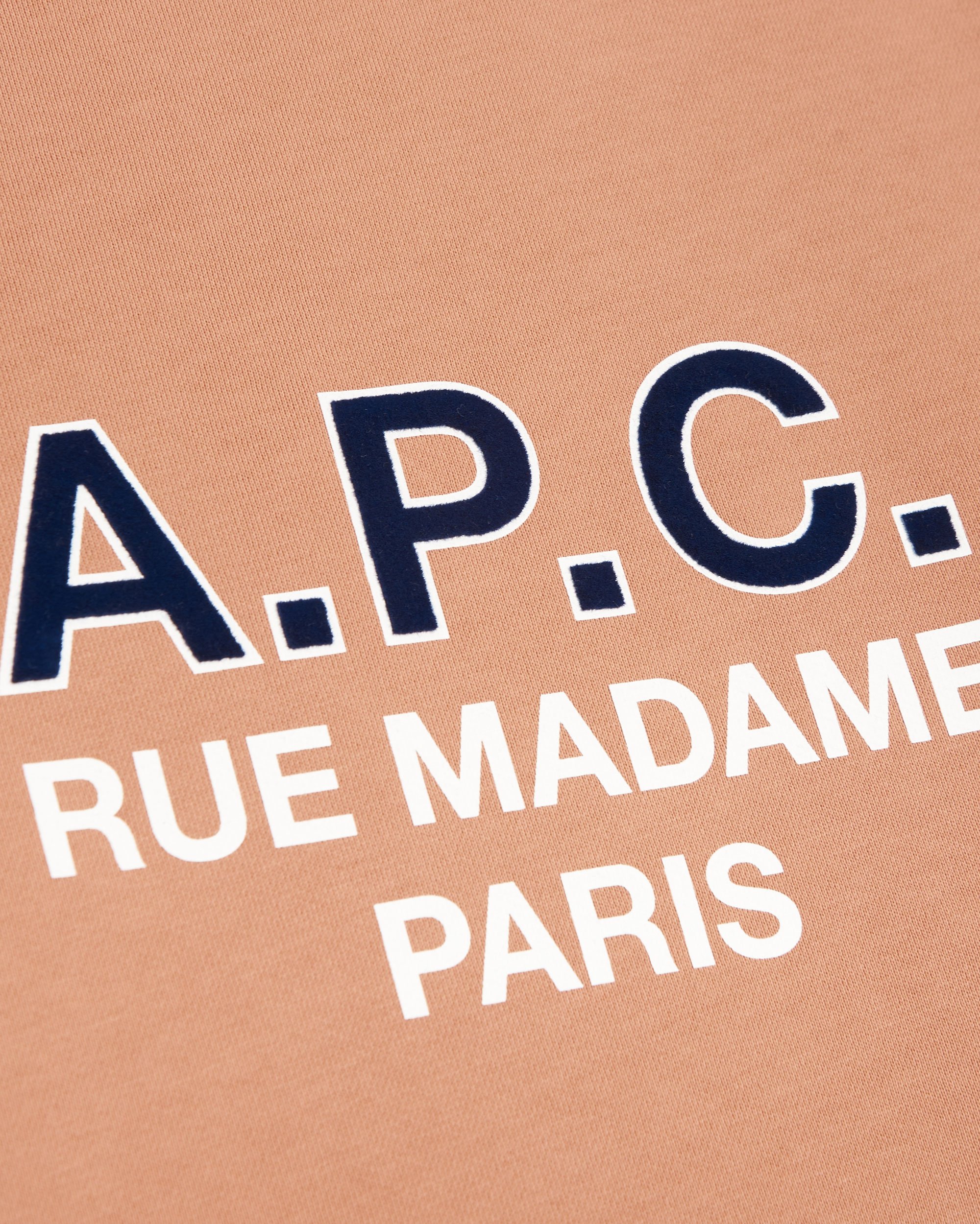 A.P.C. Men’s Madame Sweatshirt Grey COEZDH27758-PLA A.P.C. Madame Logo Men's Sweatshirt Gray COEZD-H27758-PLA