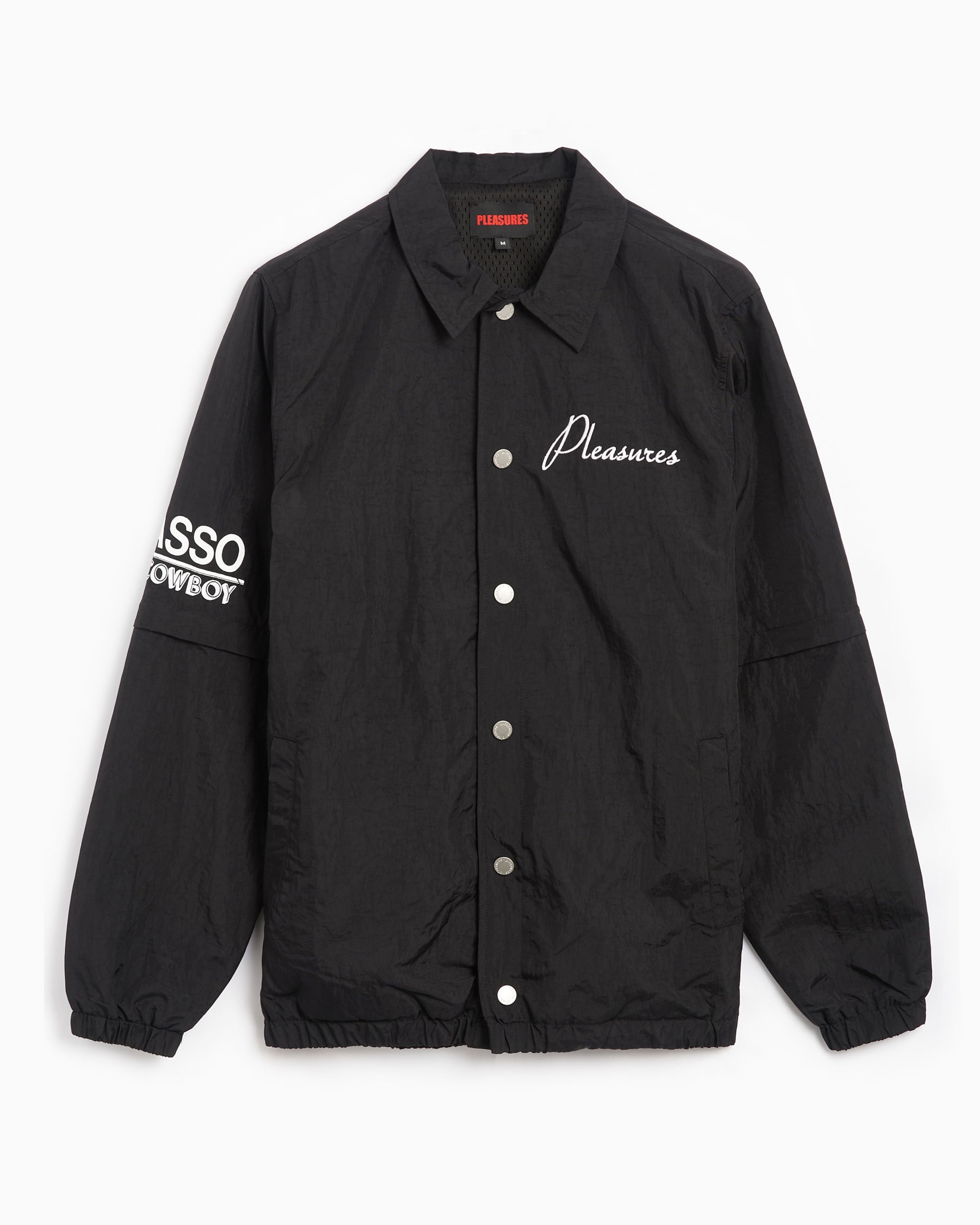 Pleasures Gypsy Men s Coach Jacket Schwarz P24SP009 BLACK FOOTDISTRICT