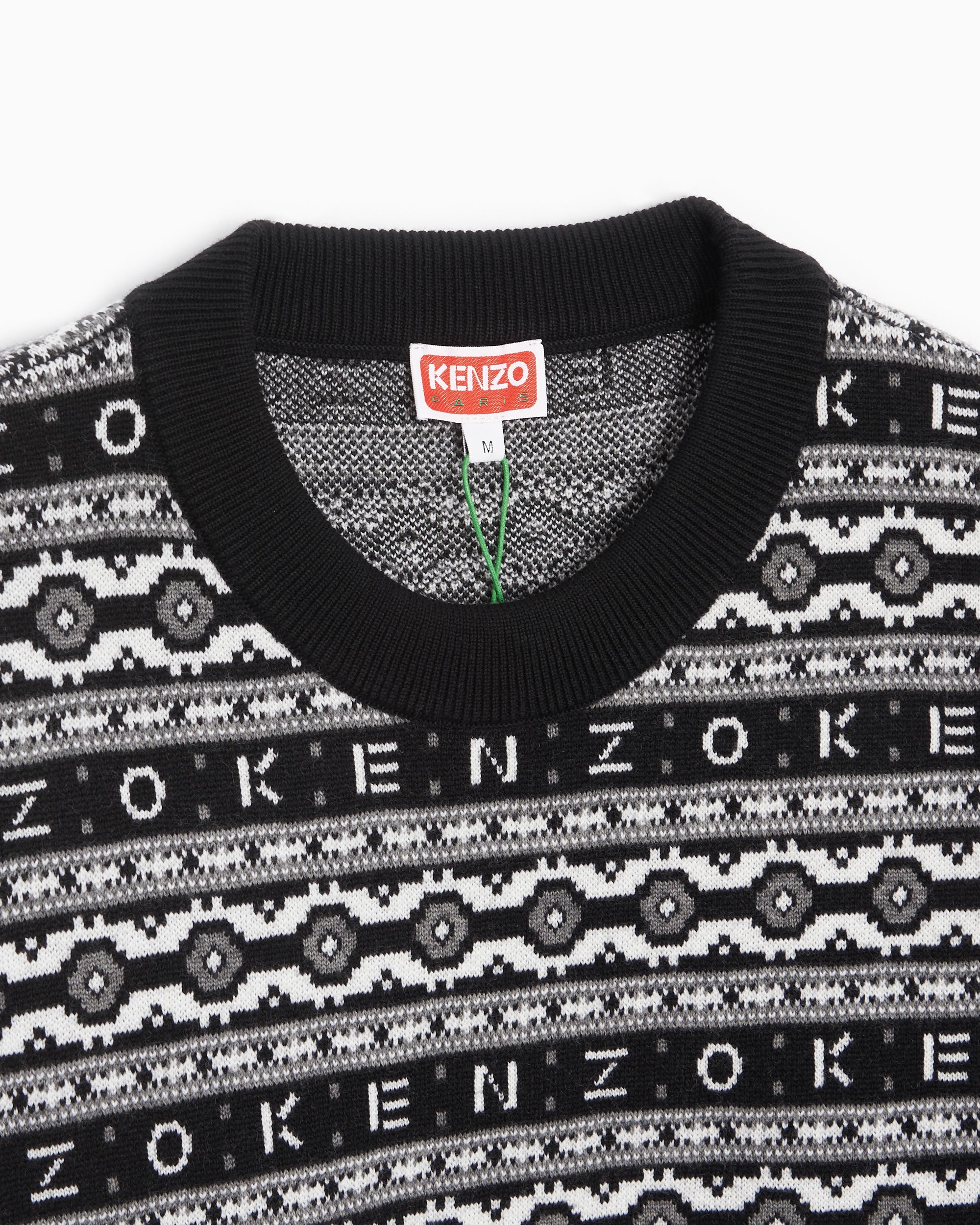 Kenzo Jacquard Men's Regular Sweater Multi FC65PU3213CJ-99 