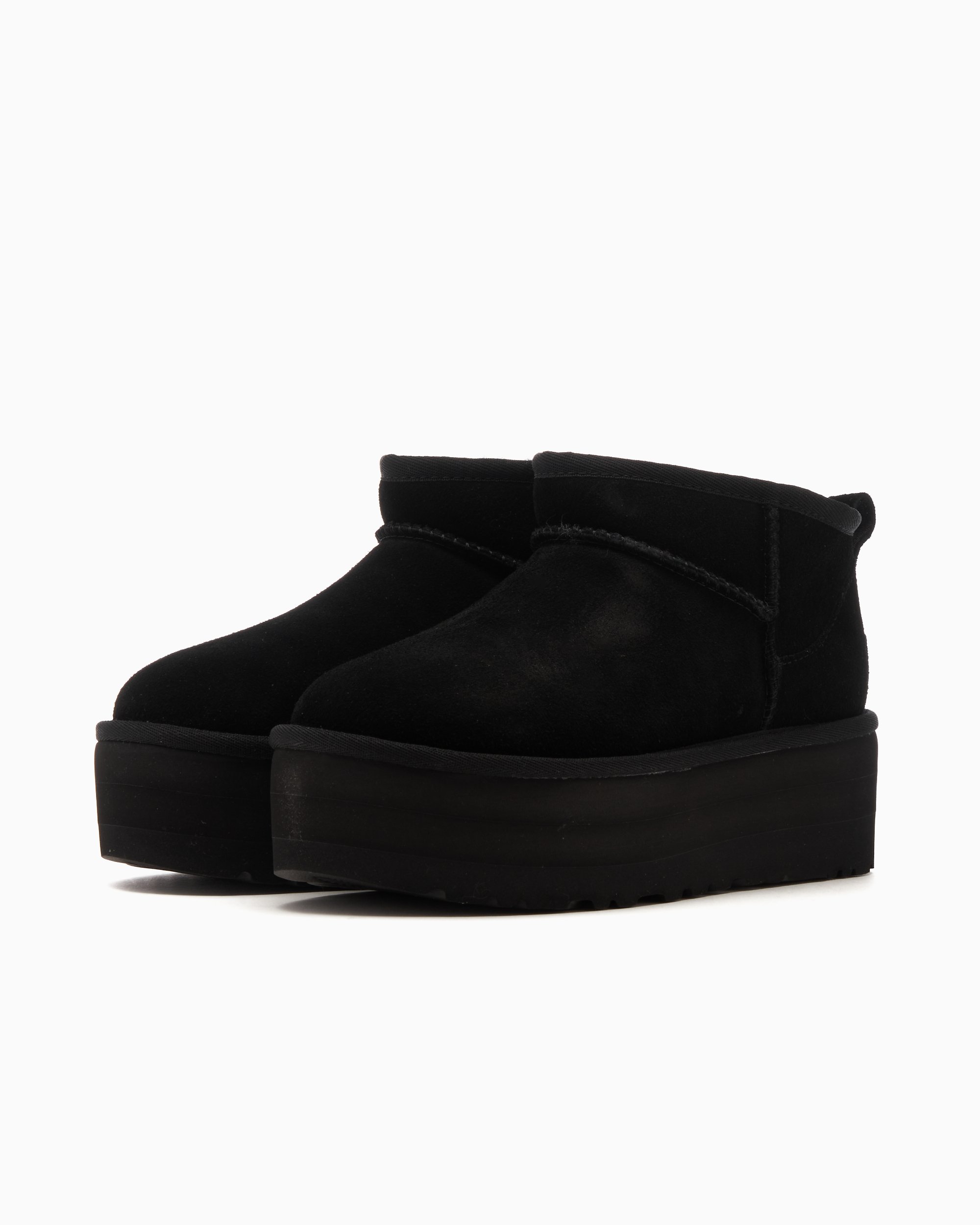 ミドルブーツ UGG Women Boots 1135092 BLACK UGG® Women's Classic Ultra Mini Platform Boots Black 1135092