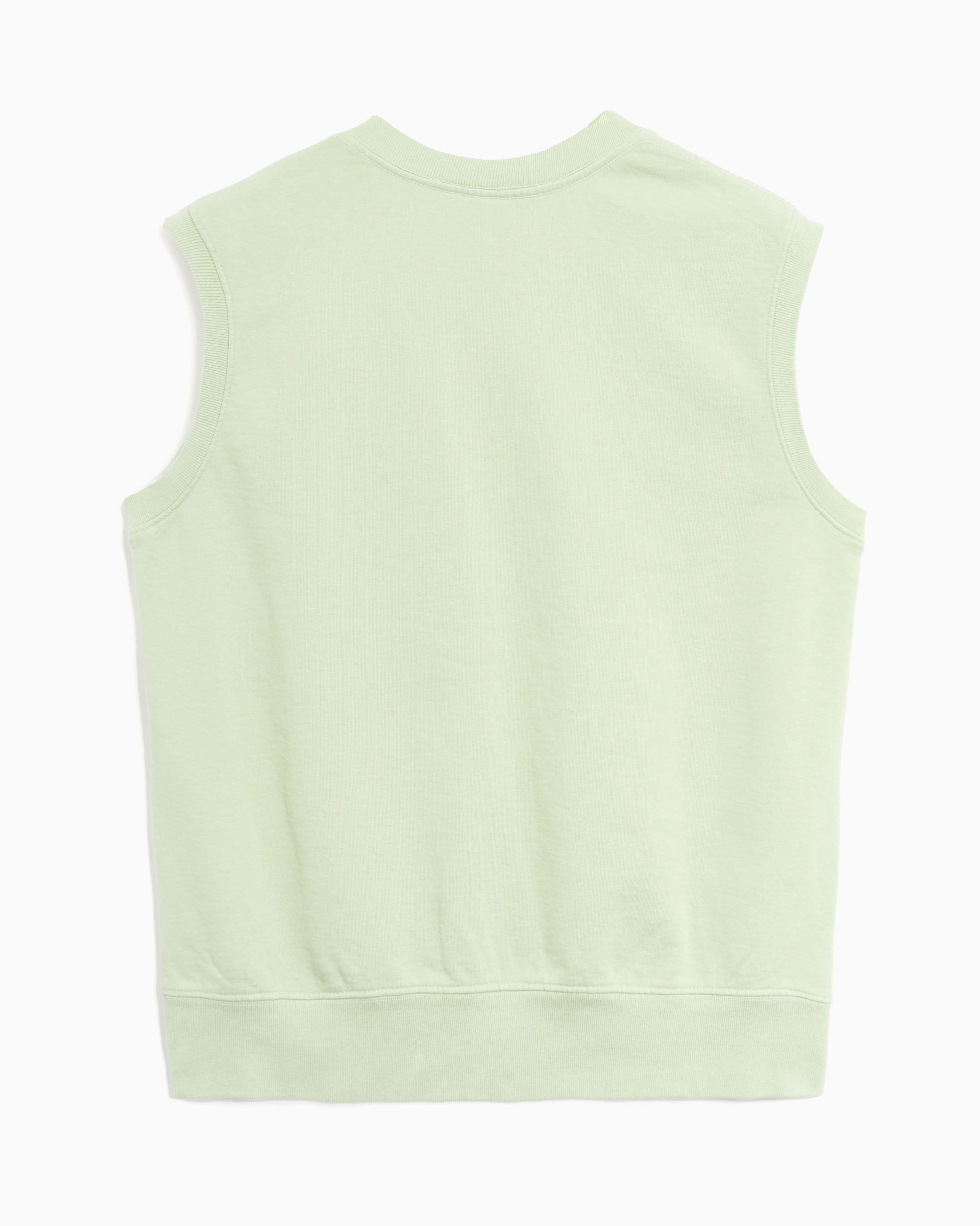 Sporty & Rich Vendome Embroidered Unisex V-Neck Vest Green Sporty & Rich Vendome Embroidered Unisex V-Neck Vest Green