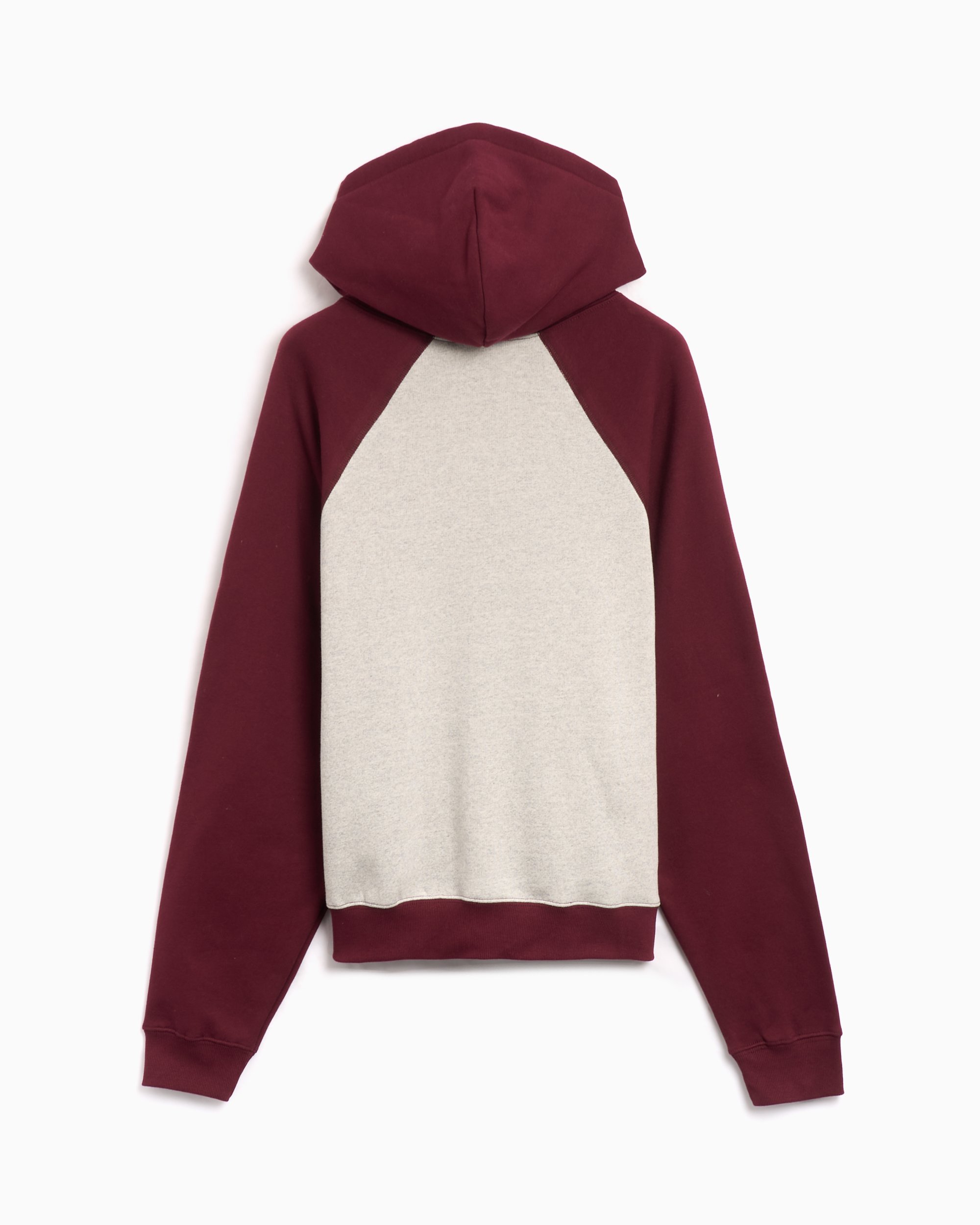 Maroon and grey hoodie discount