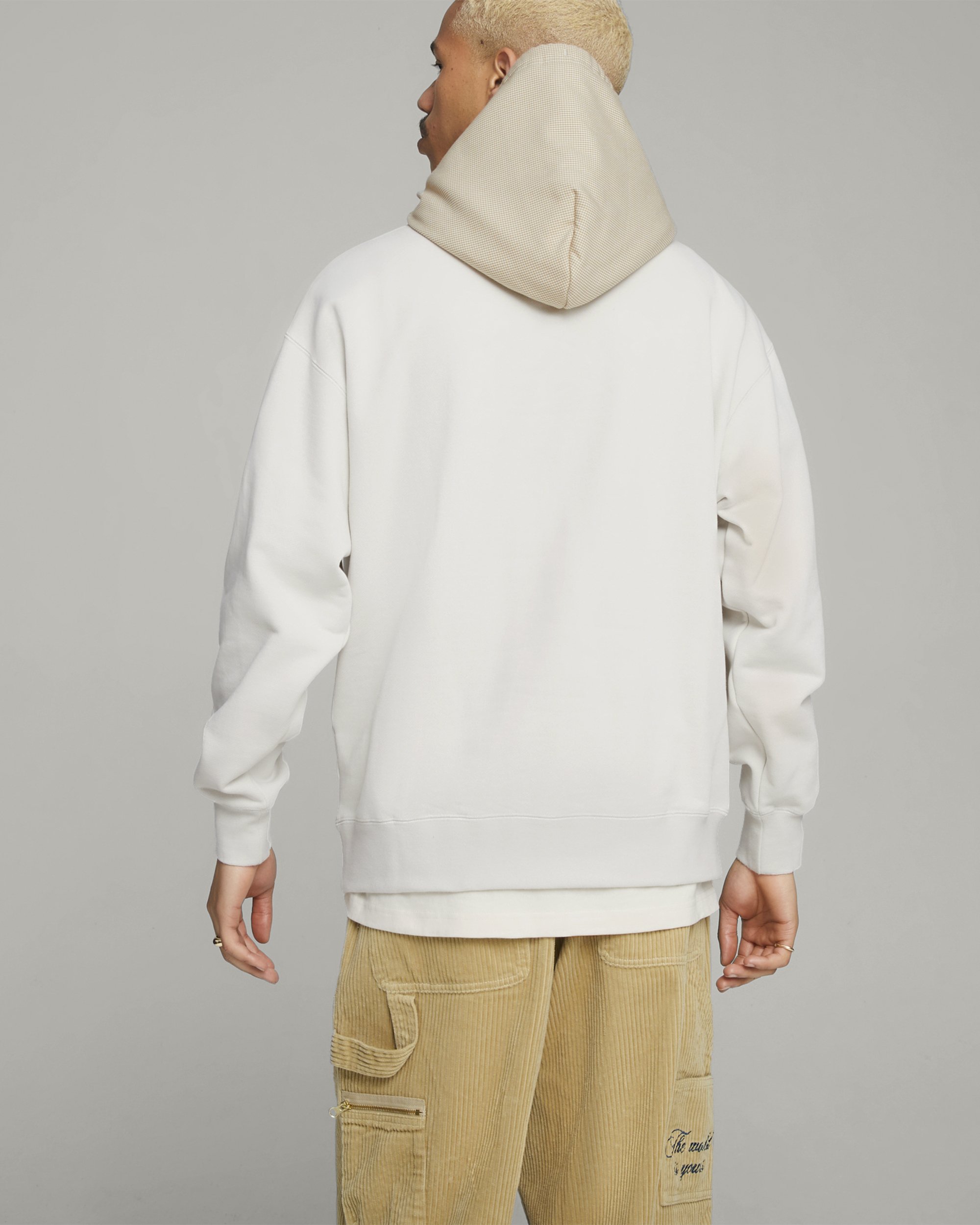 Mens white puma hoodie outlet