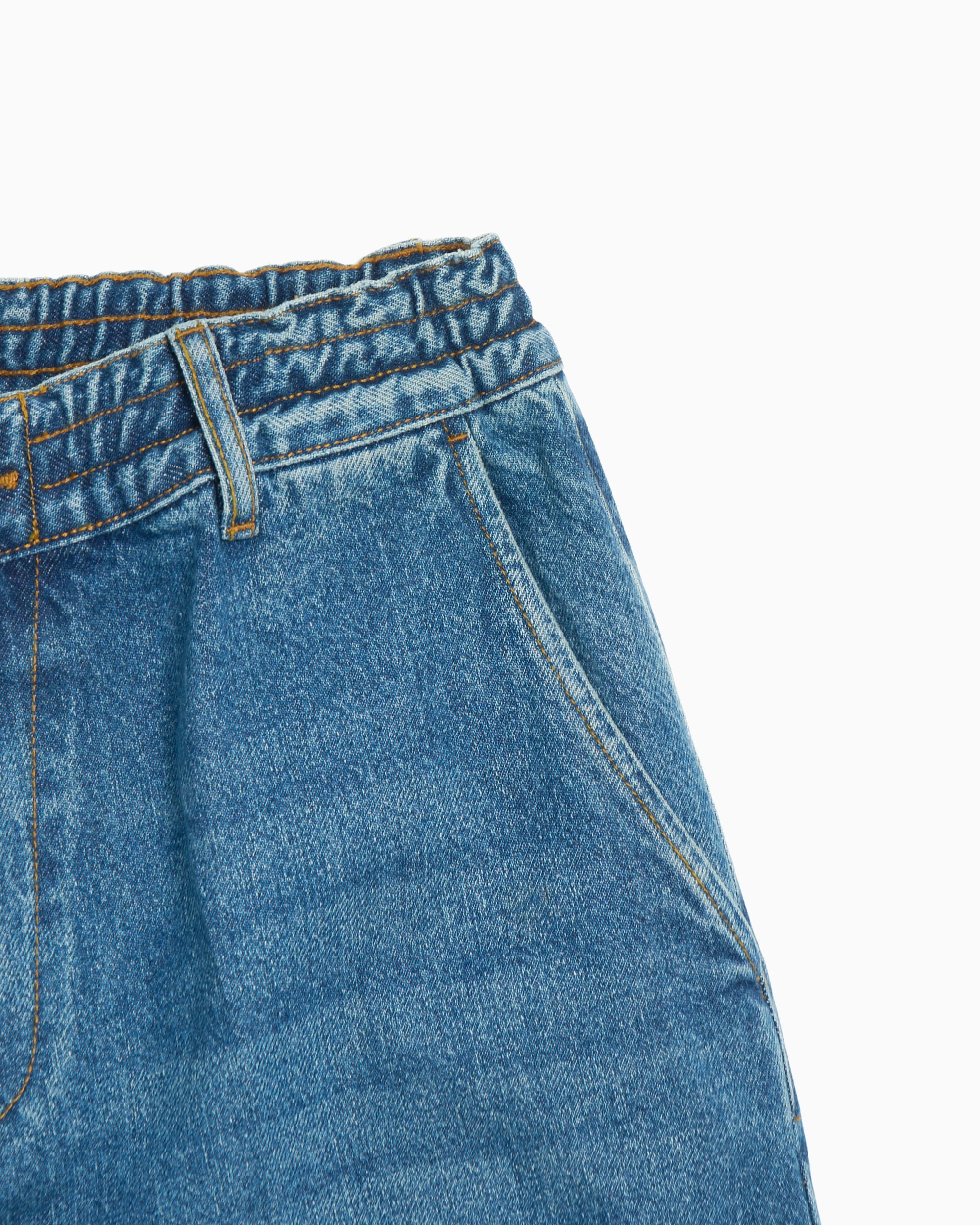 柔らかな質感の Pants Denim Men's Forét Blue FOOTDISTRICT | F4820-VINTAGEBLUE パンツ