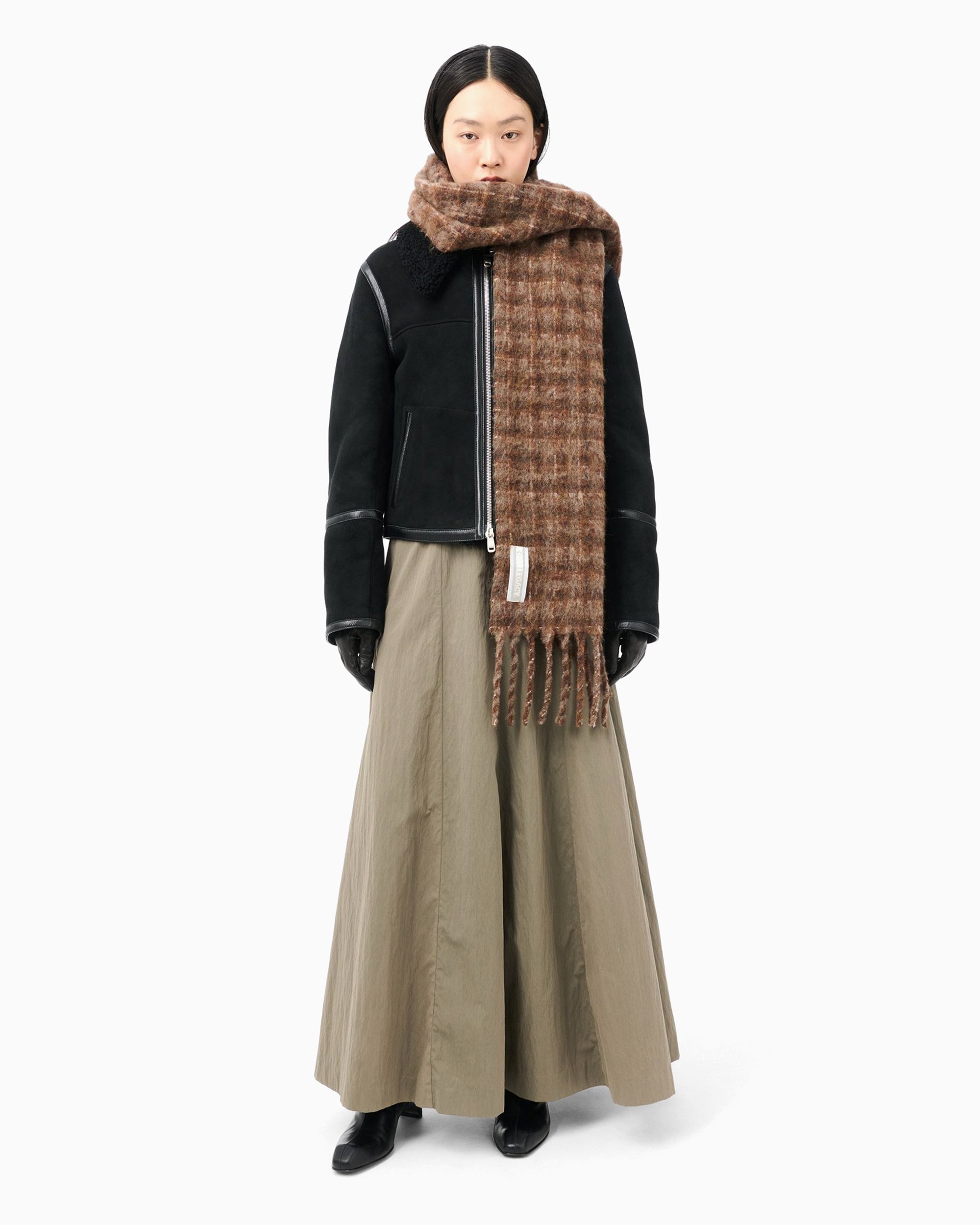 Our Legacy Estate Unisex Scarf Brown A4258EBF | FOOTDISTRICT
