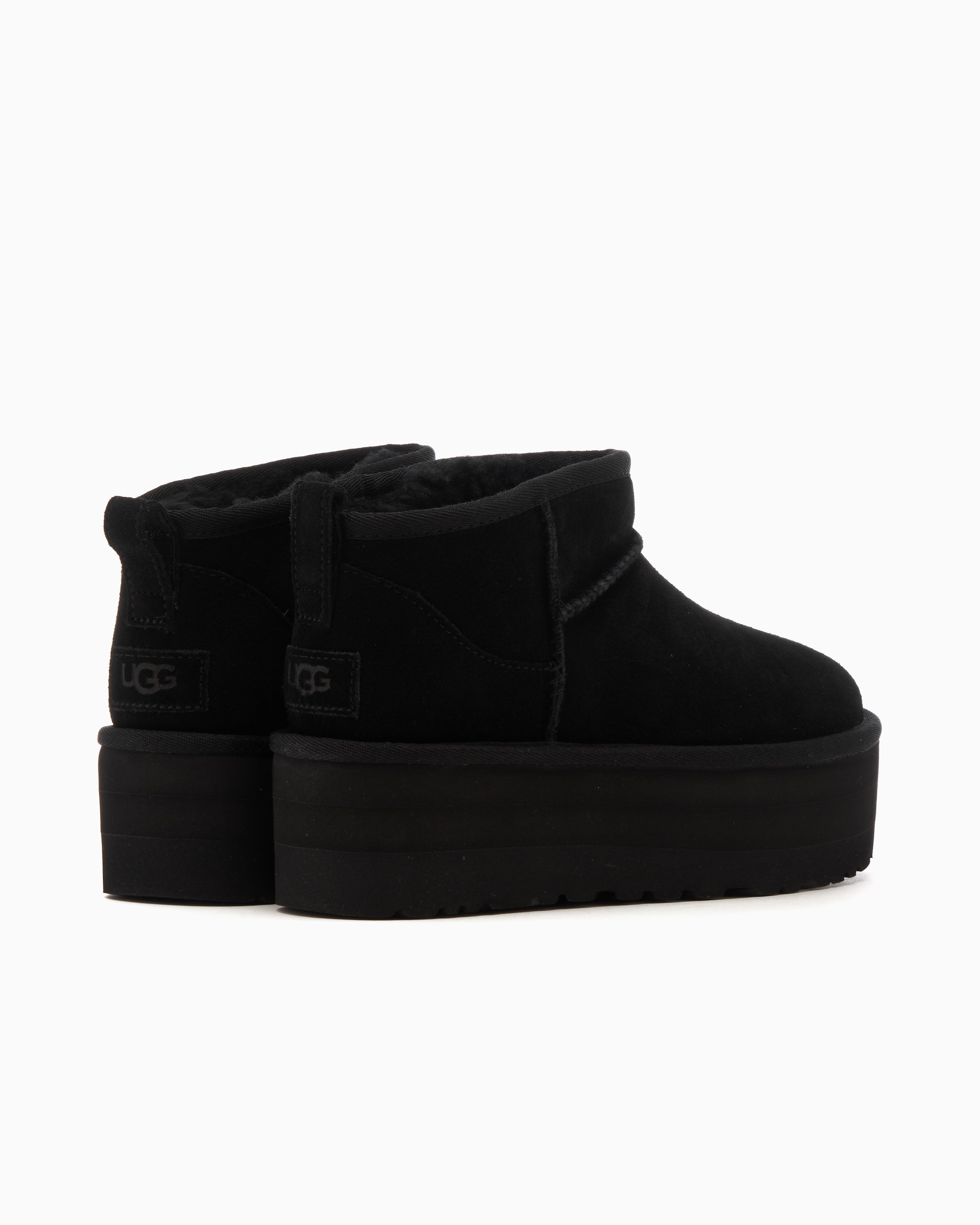 UGG Women s Classic Ultra Mini Platform Boots Nero 1135092 BLK