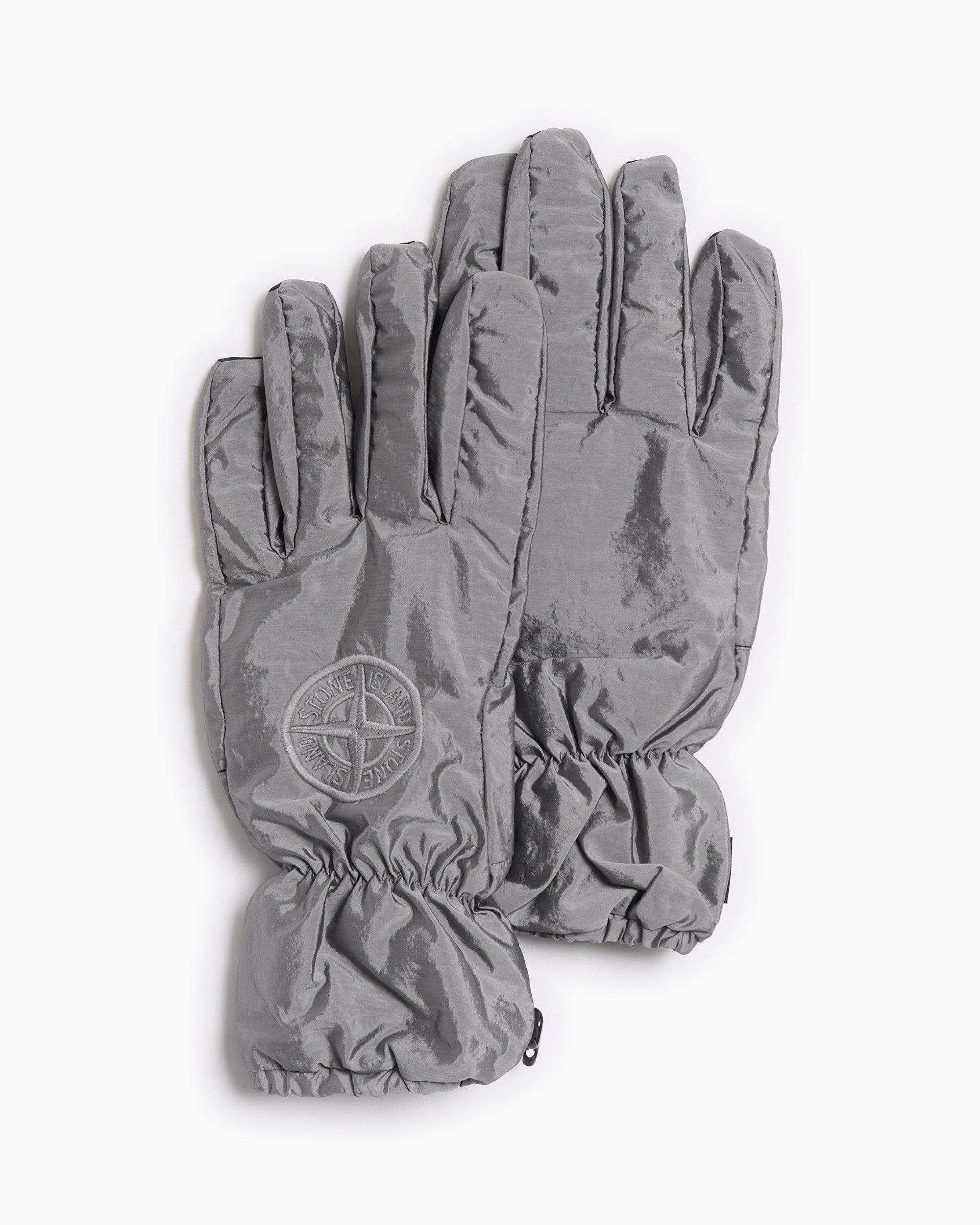 Stone Island Men's Gloves Gray K2S159400001S0251-V0061 | FOOTDISTRICT